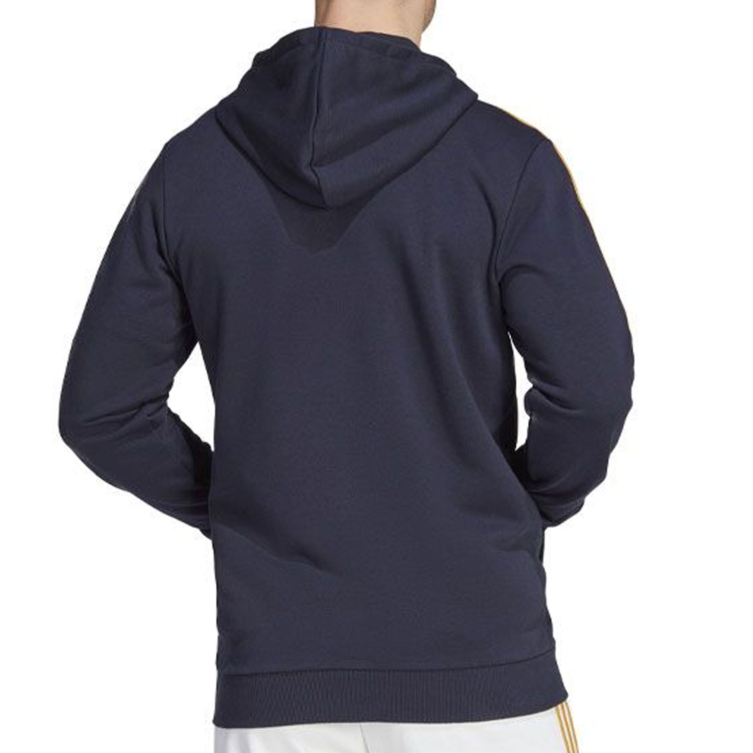 adidas Men's Real Madrid 2023/24 Full-Zip Hoodie Black、mySite、noshort