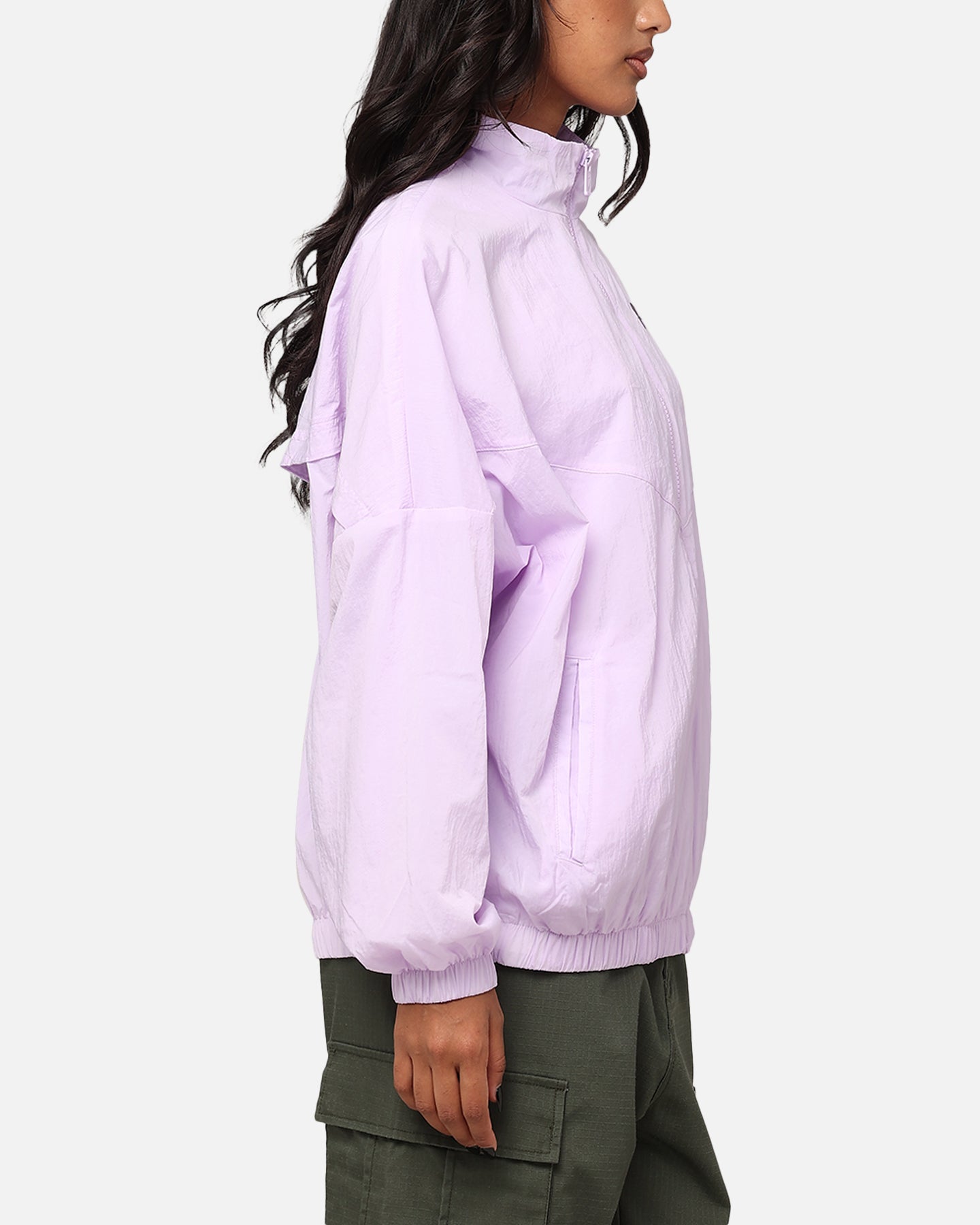 Nike Women's Sportswear Essential Woven Windrunner Jacket Violet Mist/Violet Mist-Daybreak、mySite、zt4zffjzw