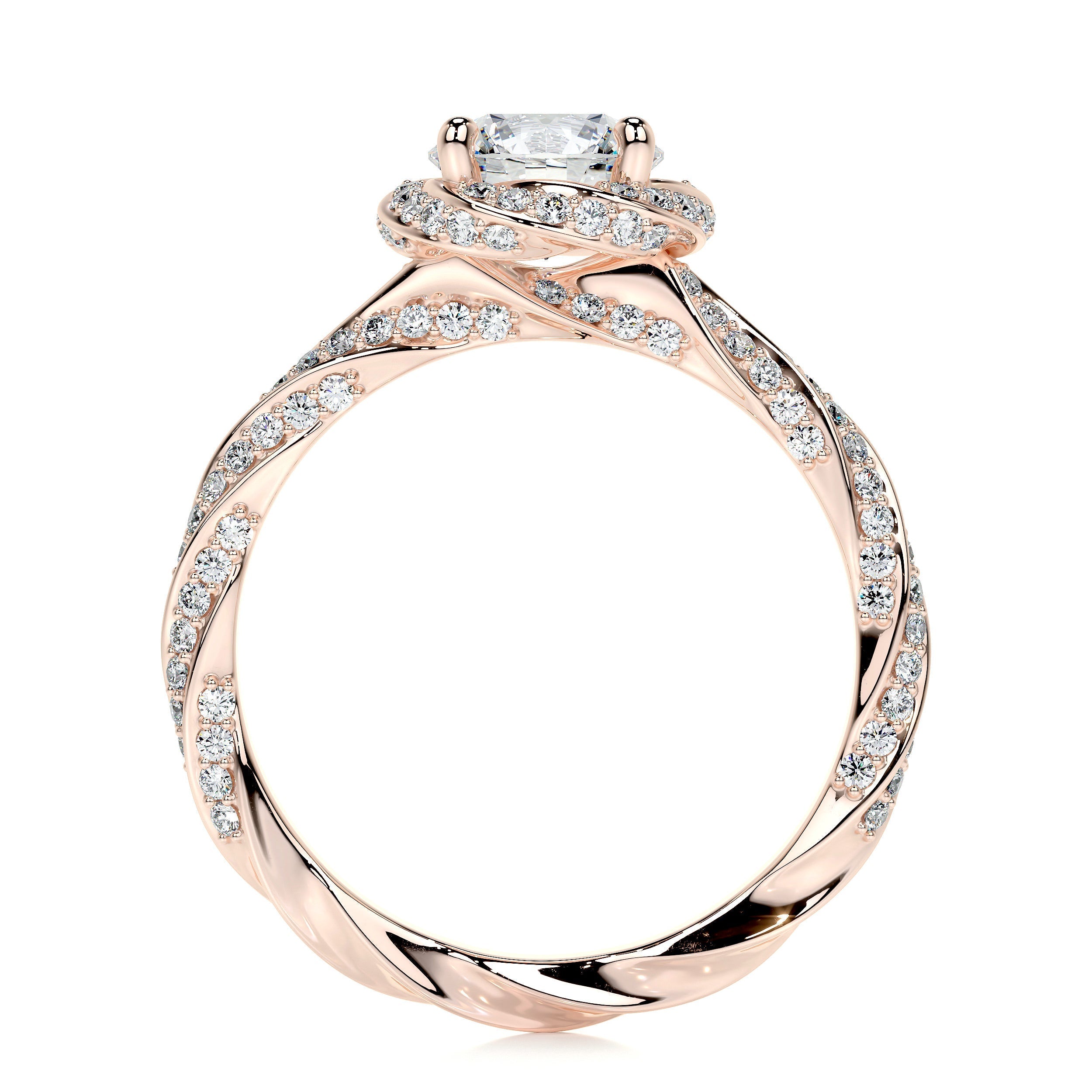 Joanne Lab Grown Diamond Ring -14K Rose Gold (RTS)、mySite、hinf8tx79