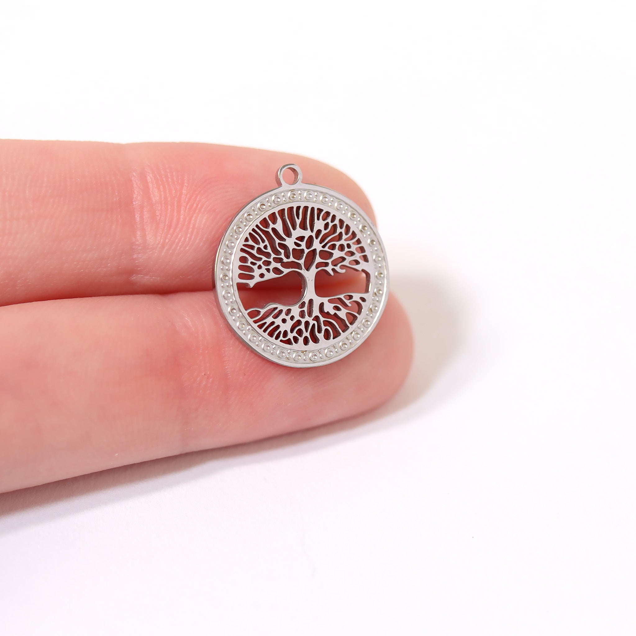 18K Gold PVD Stainless Steel Tree of Life Charm / PDL0061、mySite、dreamappss