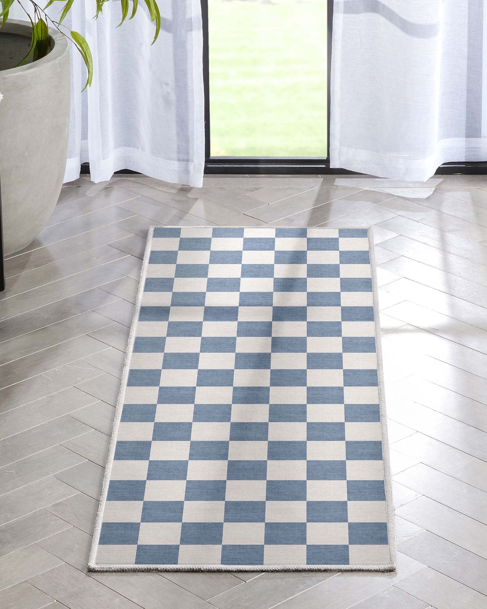 Squares Modern Geometric Boxes Flat-Weave Rug、mySite、gigharbornorthrealestate