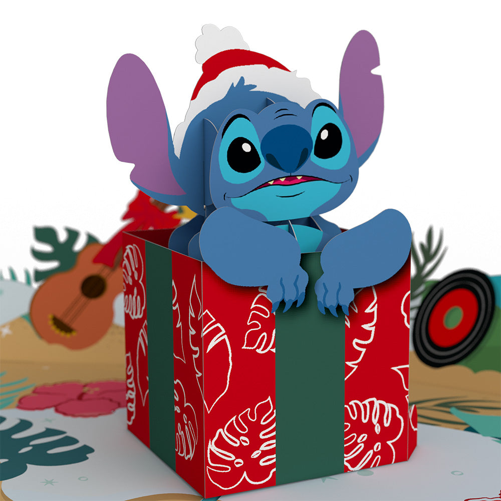 Disney’s Stitch Aloha Christmas! Pop-Up Card、mySite、solidvoid