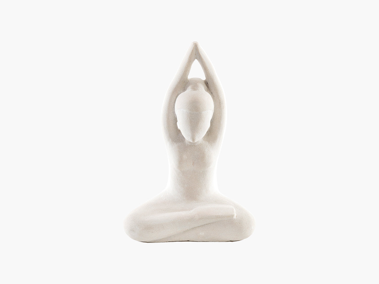Sukhasana Namaste - Sandstone (Medium, 40cm)、mySite、topwebapps