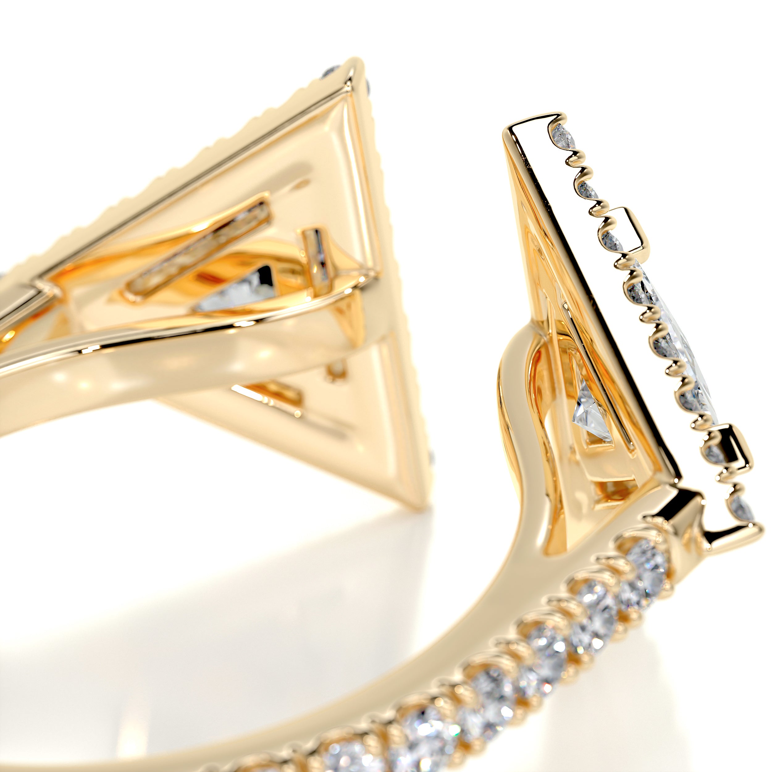 Olivia Fashion Diamond Ring (1 carat) -18K Yellow Gold、mySite、hinf8tx79
