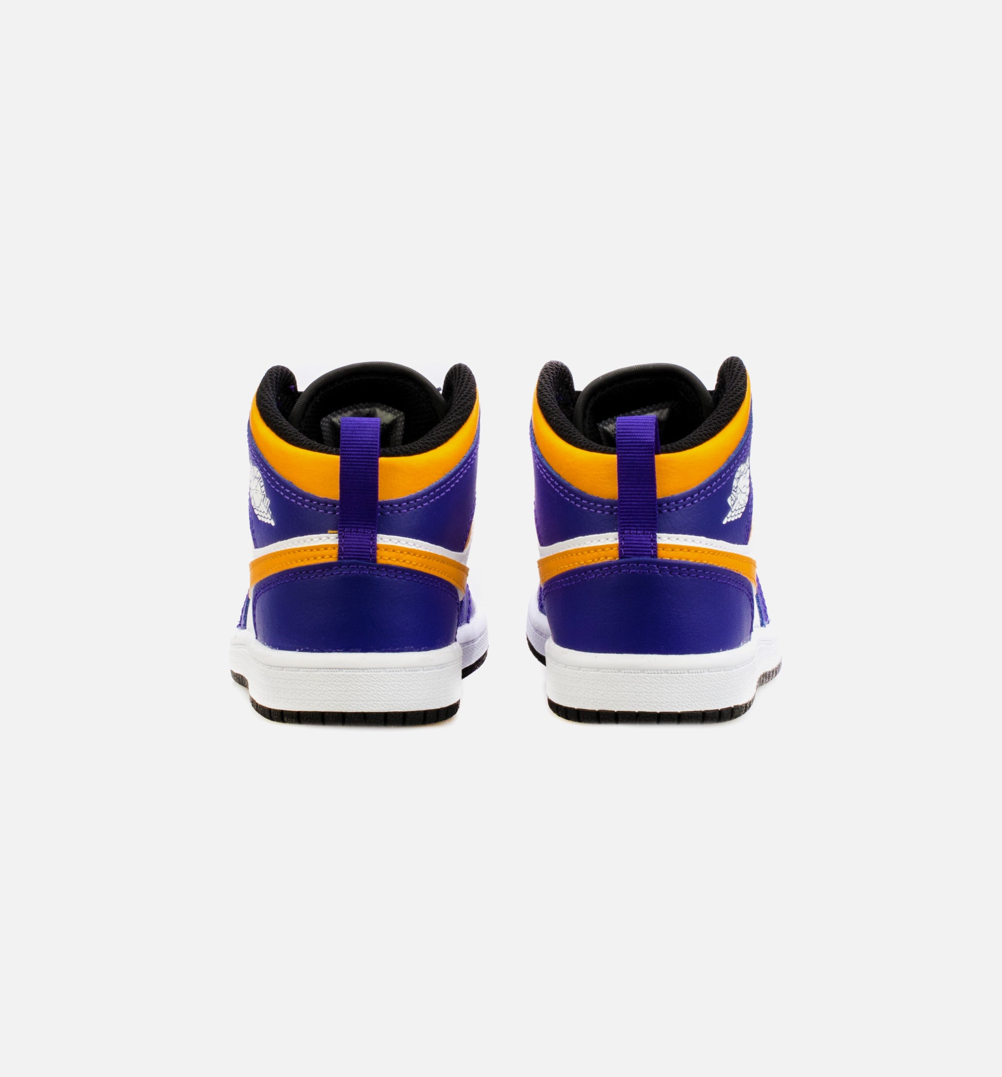 Air Jordan 1 Mid Preschool Lifestyle Shoe - Purple/Yellow、mySite、dreamappss