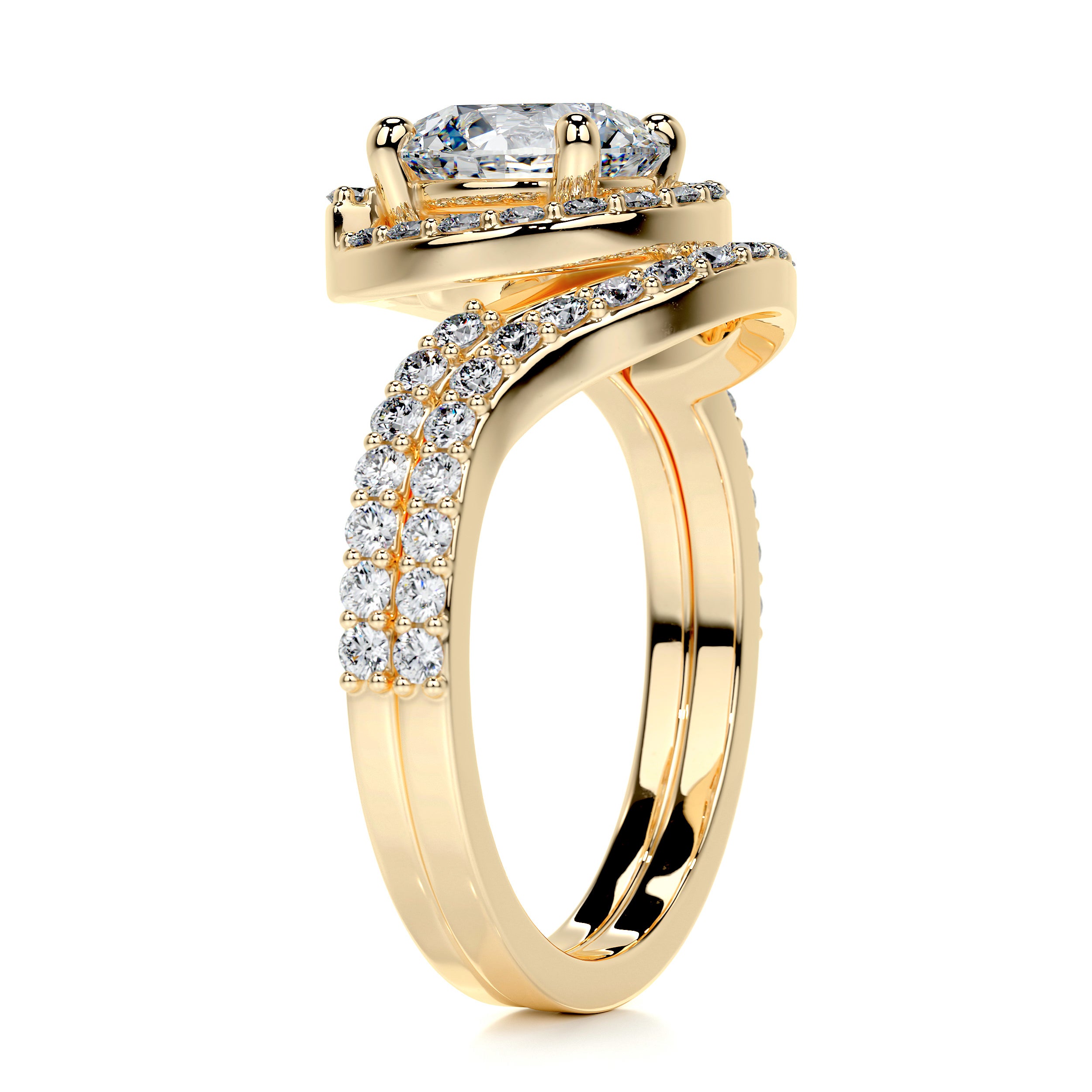 Stella Diamond Bridal Set -18K Yellow Gold、mySite、hinf8tx79