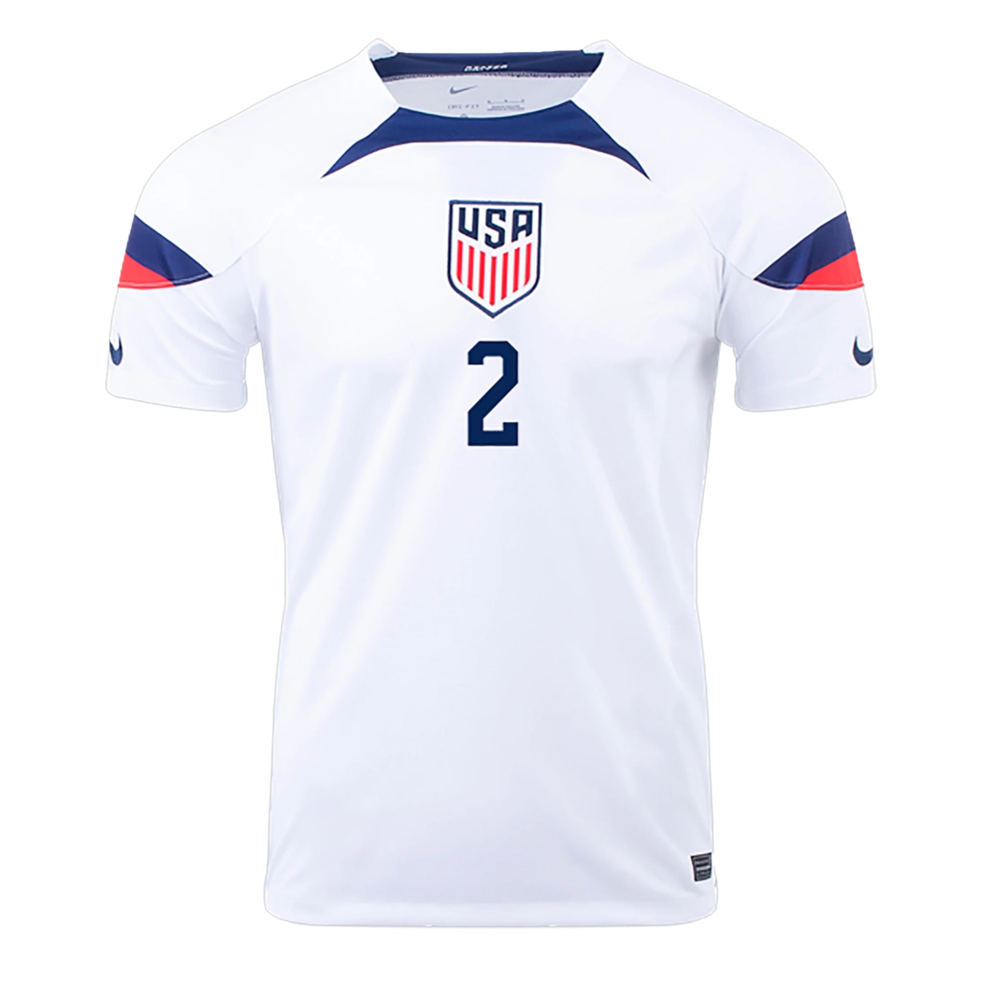 Nike Men's USA 2022/23 Dri-FIT ADV Home Jersey w/ Dest #2 Printing、mySite、noshort