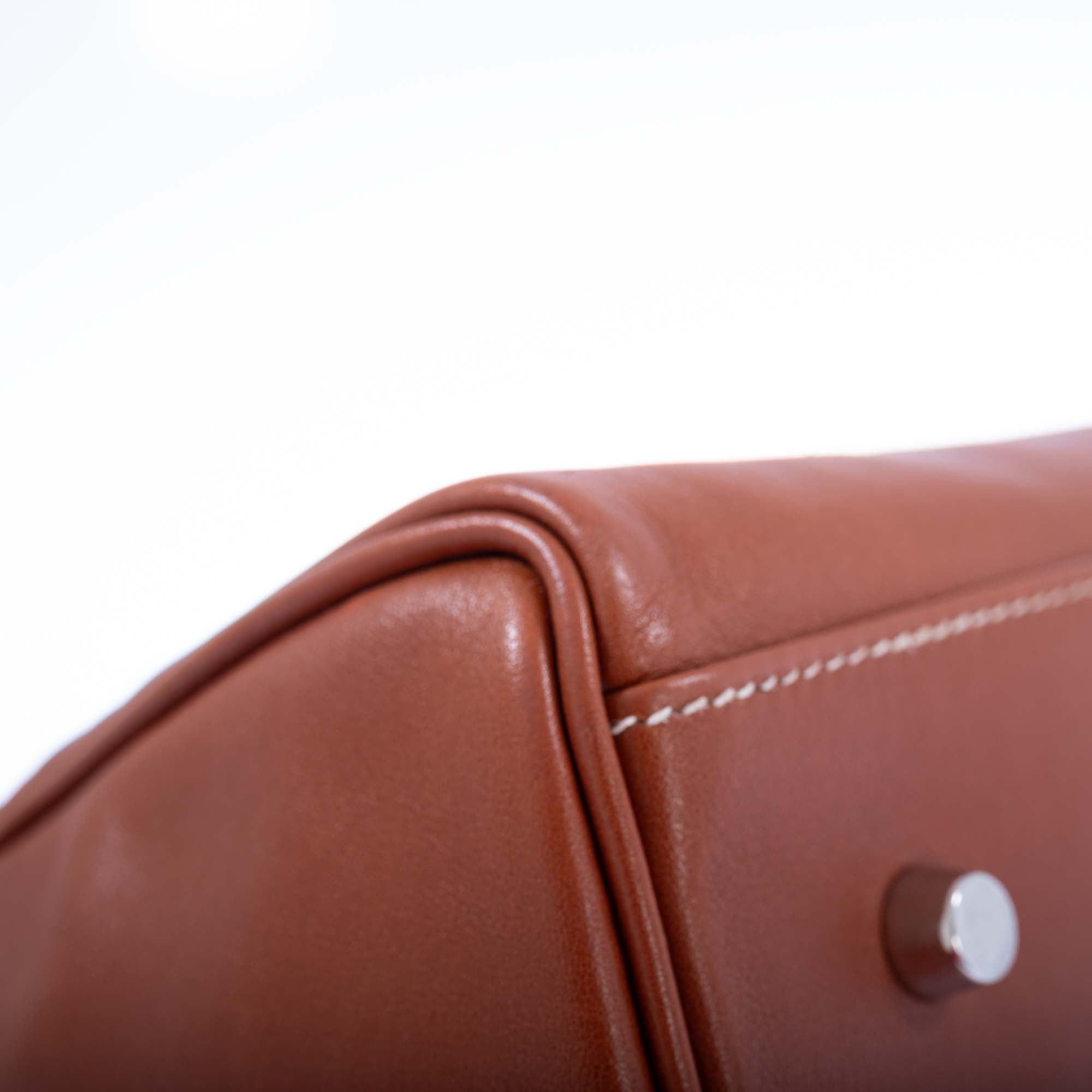 Hermès Kelly 50 Relax Travel Bag Fauve Box Leather Palladium Hardware、mySite、garminoutage.com