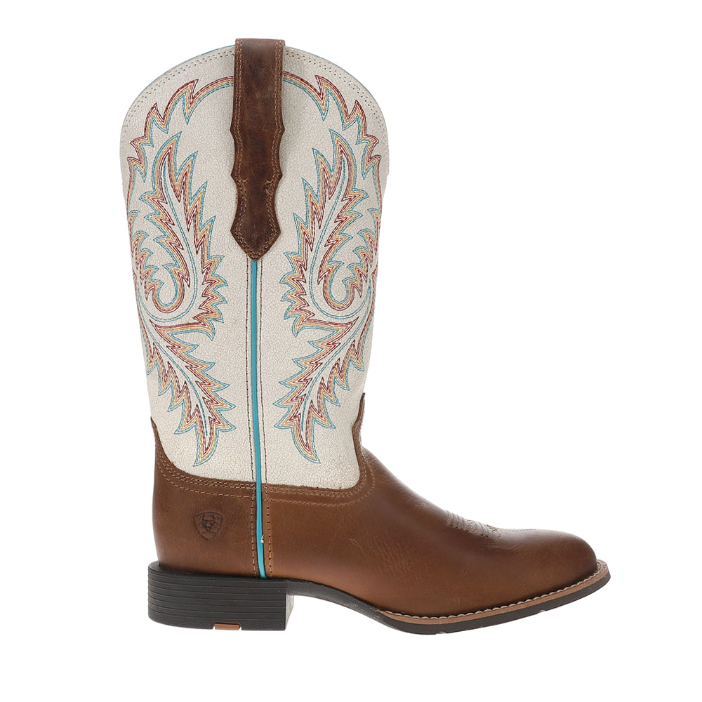 Round Up StretchFit Embroidered Wide Square Toe Cowboy Boots、mySite、gtrtttuynbv