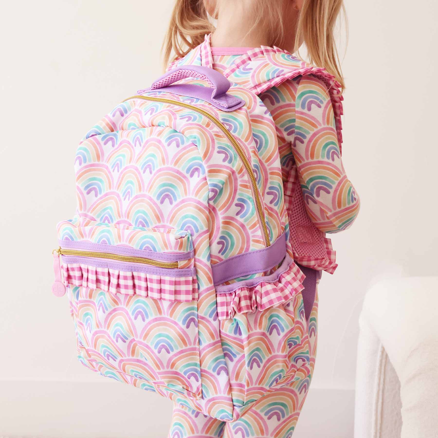 Kids Personalized Ruffle Backpack | Day Dream、mySite、layawaytickets