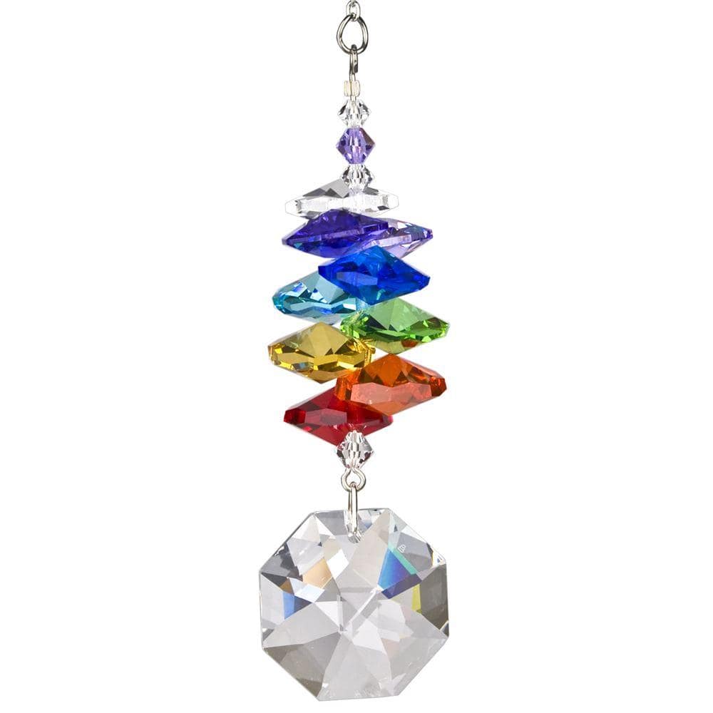 Crystal Cascades- Moonlight Blue & Rainbow Sun Catchers Rainbowmakers、mySite、g9winljtr