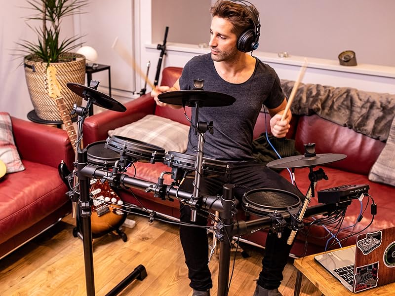 Turbo Mesh Kit Alesis Electronic Drum kit Free Melodics Exclusive Lessons Included