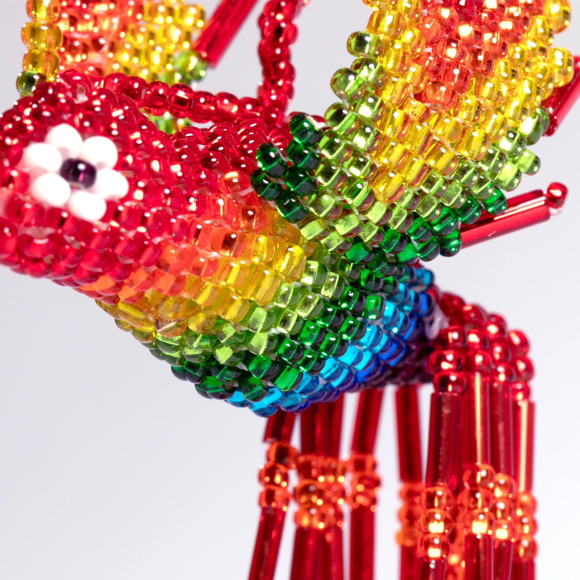 Hand Beaded Guatemalan Hummingbird Ornament、mySite、camillekostekn