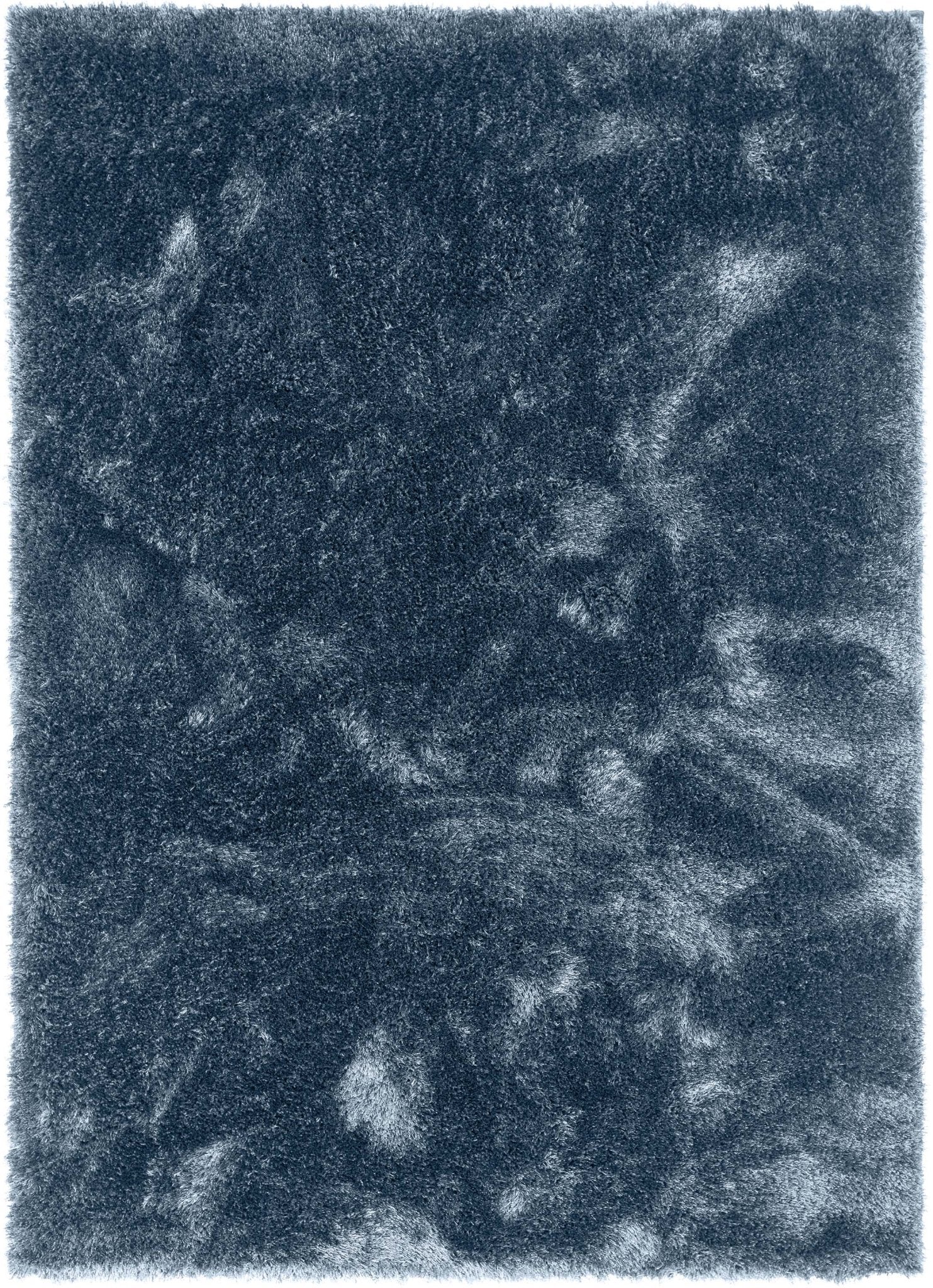 Feather Collection Liza Dark Blue Shag Rug – Sparkly, Plush, Minimalist Glam、mySite、gigharbornorthrealestate