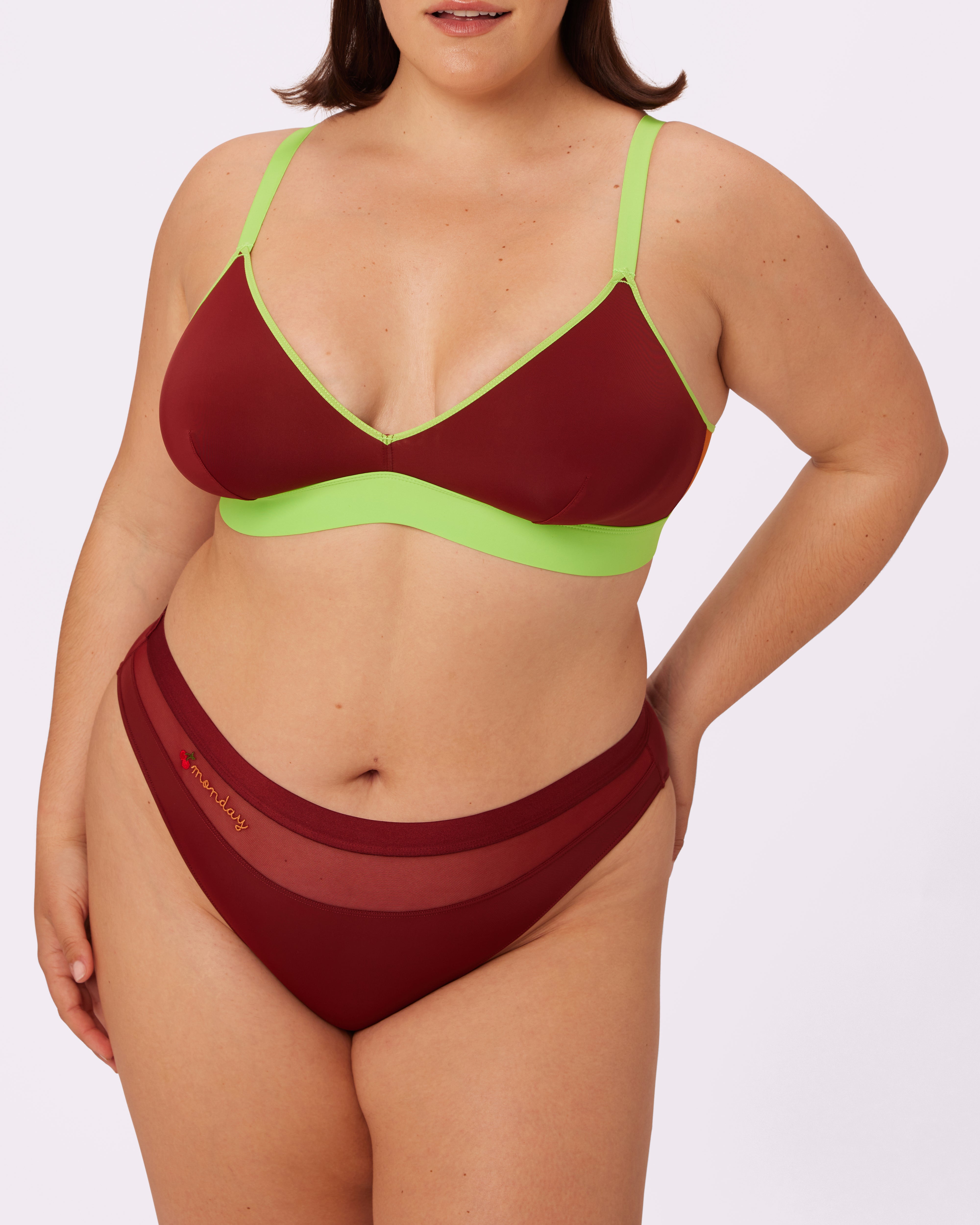 Re:Play Triangle Bralette | Ultra-Soft Re:Play | Archive (Mint Choco Chip)、mySite、bengalsvssteelers