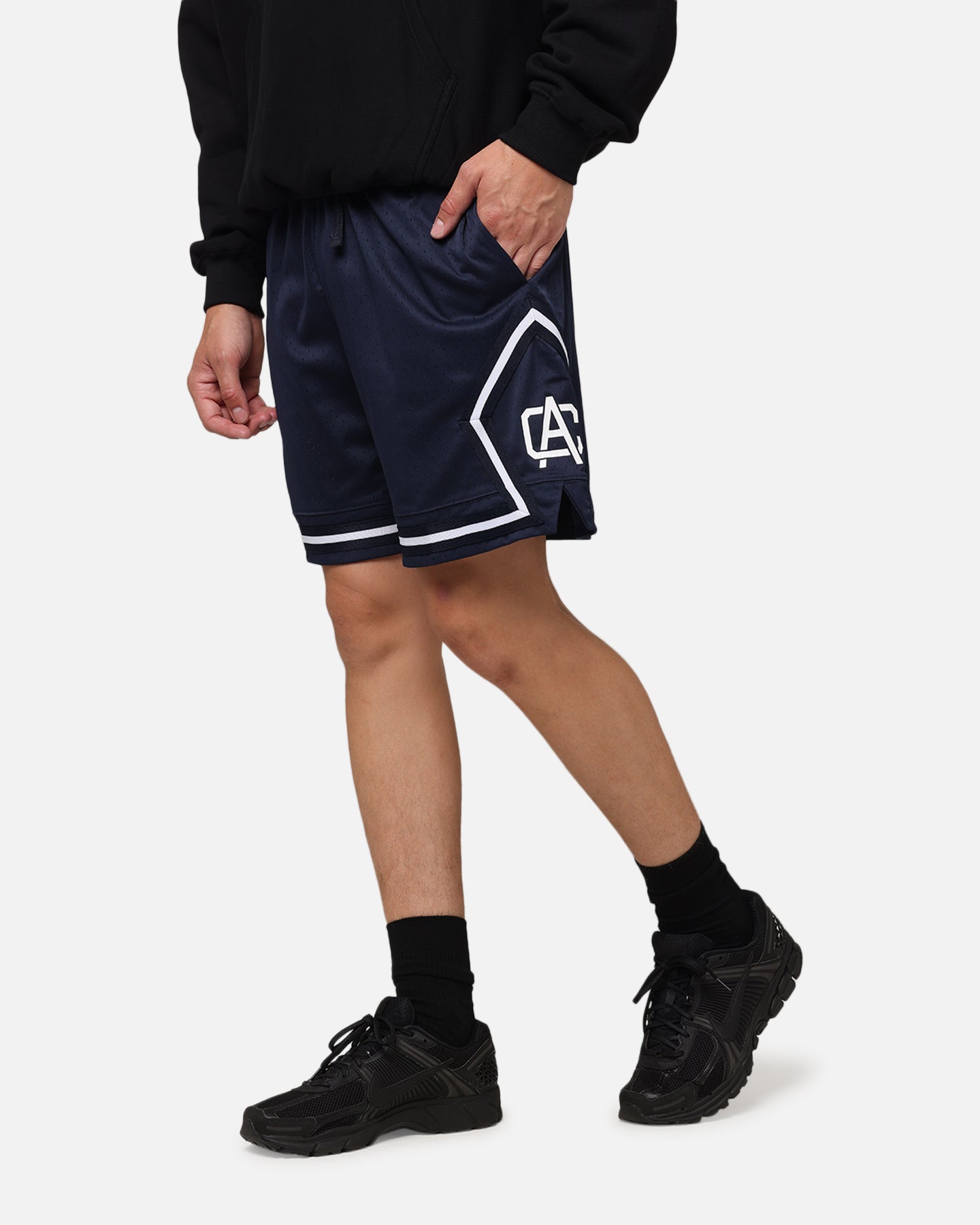 Carre Fold Mesh Basketball Shorts Navy/White、mySite、zt4zffjzw