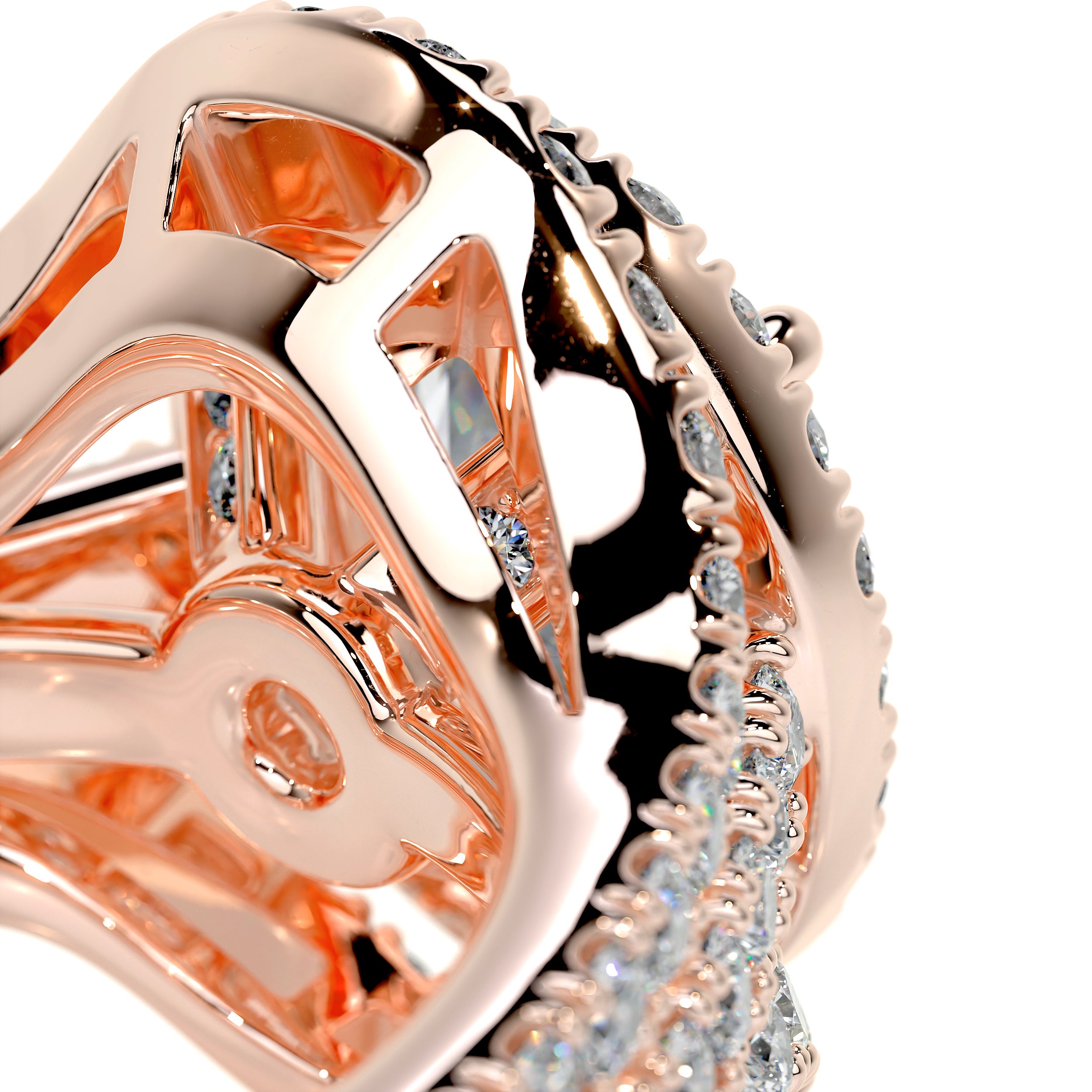 Maria Diamond Bridal Set - 14K Rose Gold、mySite、hinf8tx79