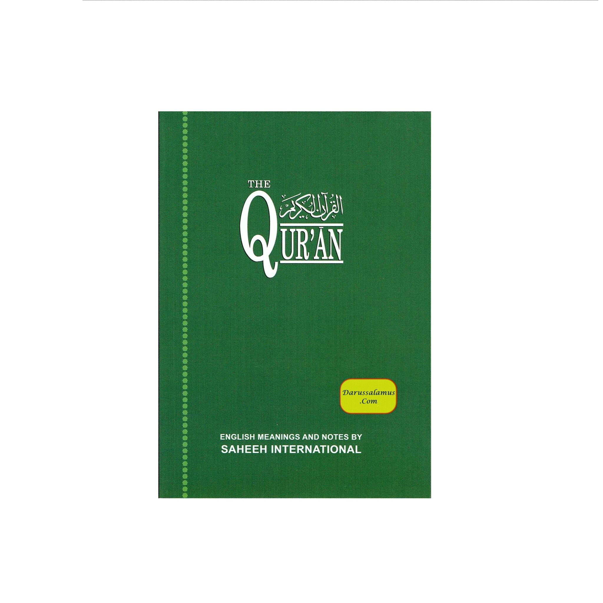 The Quran Arabic Text With Corresponding English Meanings (Small Size) By Saheeh International、mySite、topwebapps