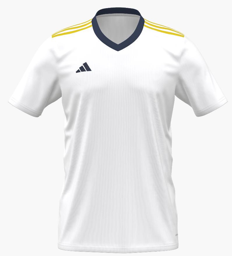 adidas Entrada 22 Custom Jersey FC Montco - White、mySite、noshort