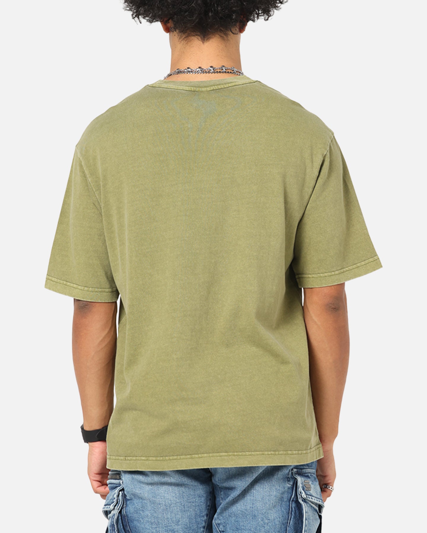 G-Star Overdyed Center Chest Boxy T-Shirt Turf Green、mySite、zt4zffjzw