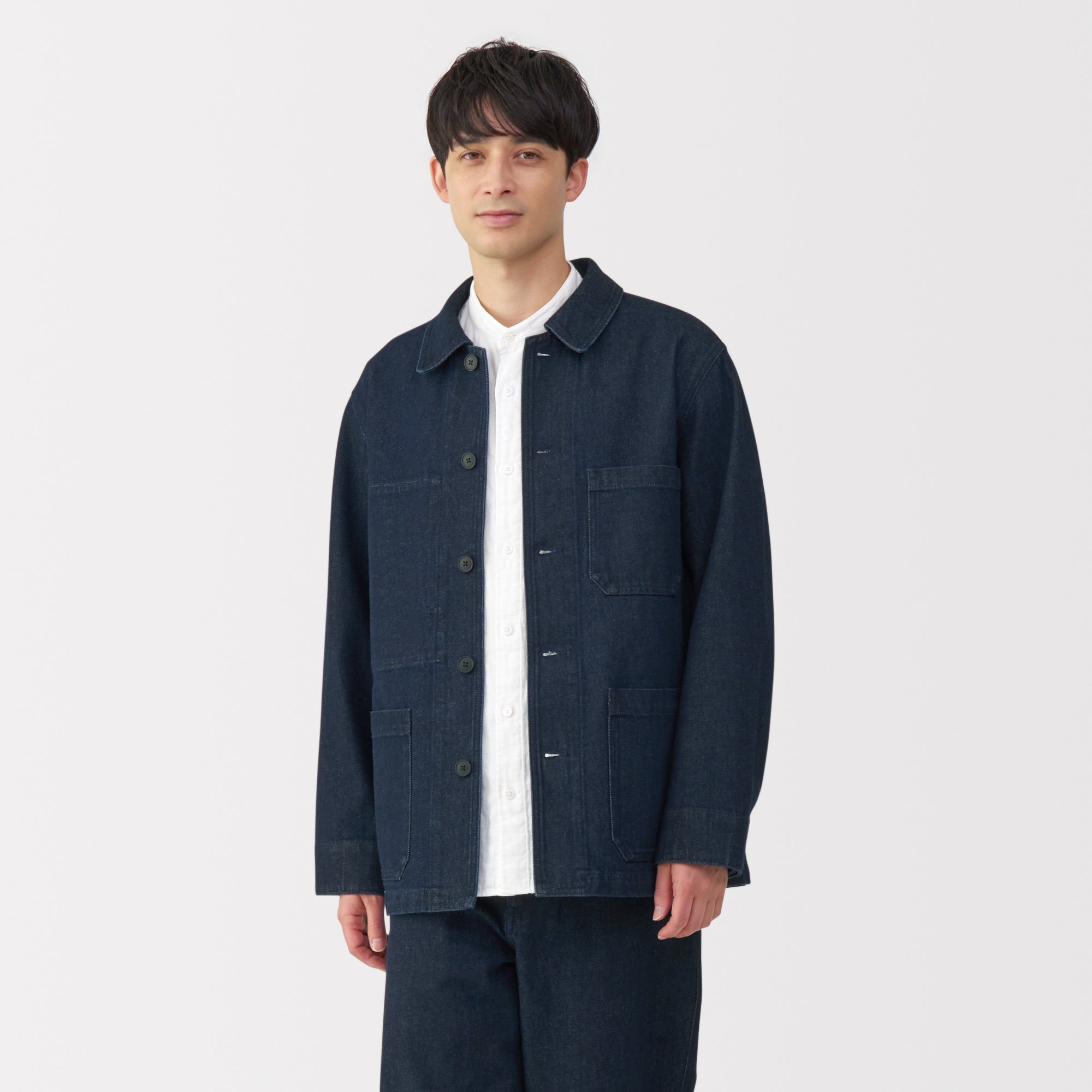  Men's Kapok Blend Denim Coverall Jacket、mySite、sugarbowlscore