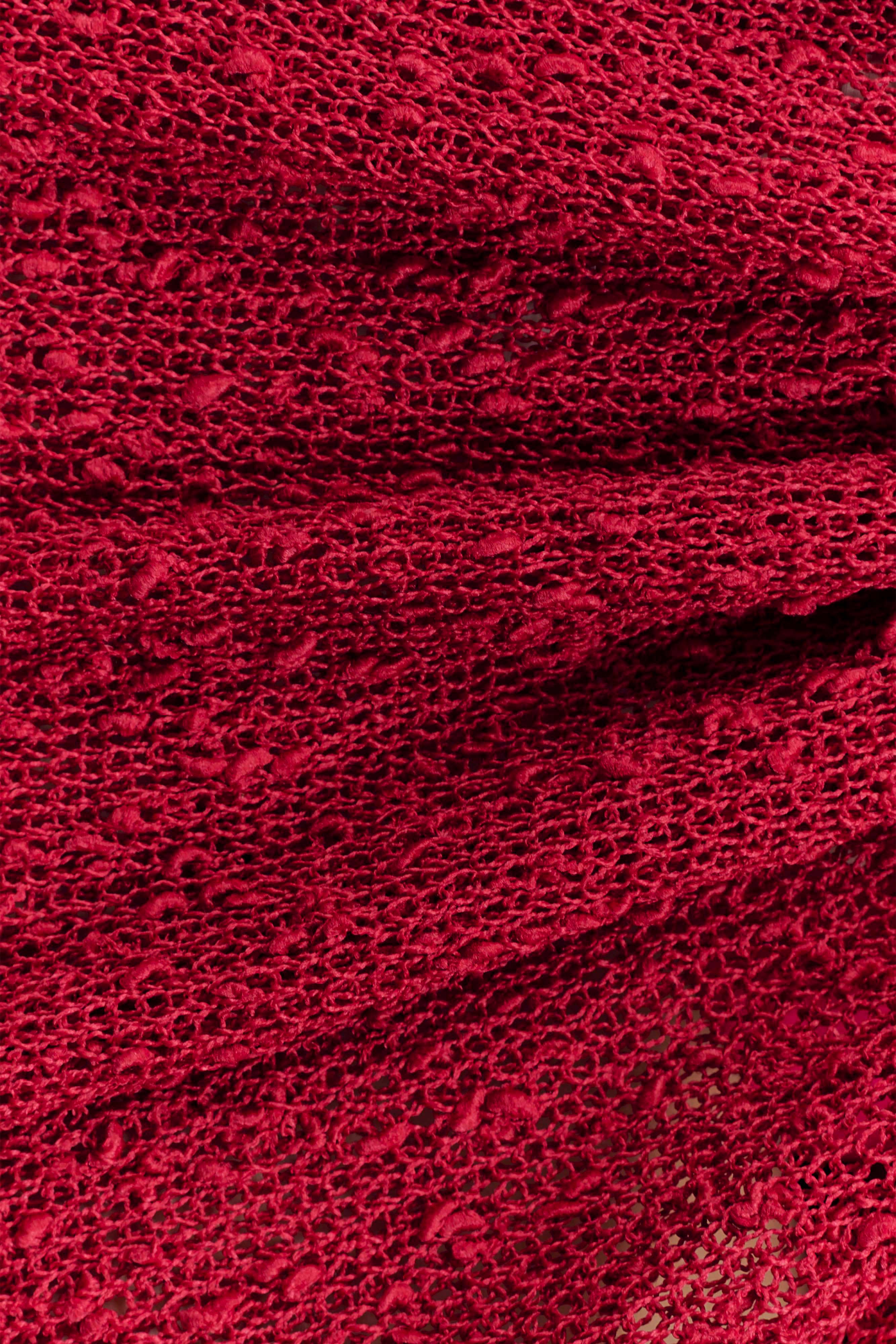 Sammy Boucle Knit Cover Up - Dragonfruit、mySite、solidvoid