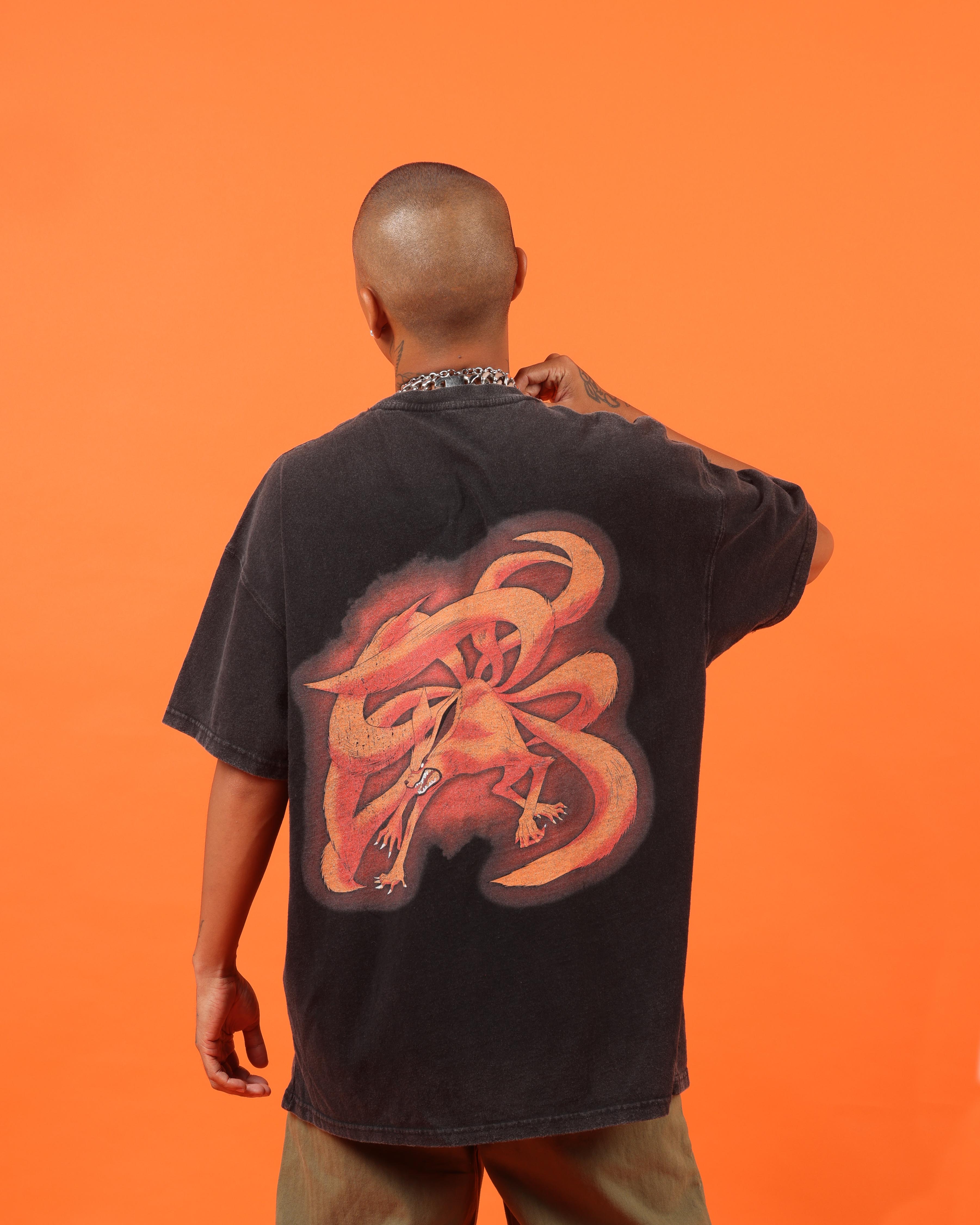 Goat Crew X Naruto Naruto Premium Vintage T-Shirt Vintage Black、mySite、zt4zffjzw