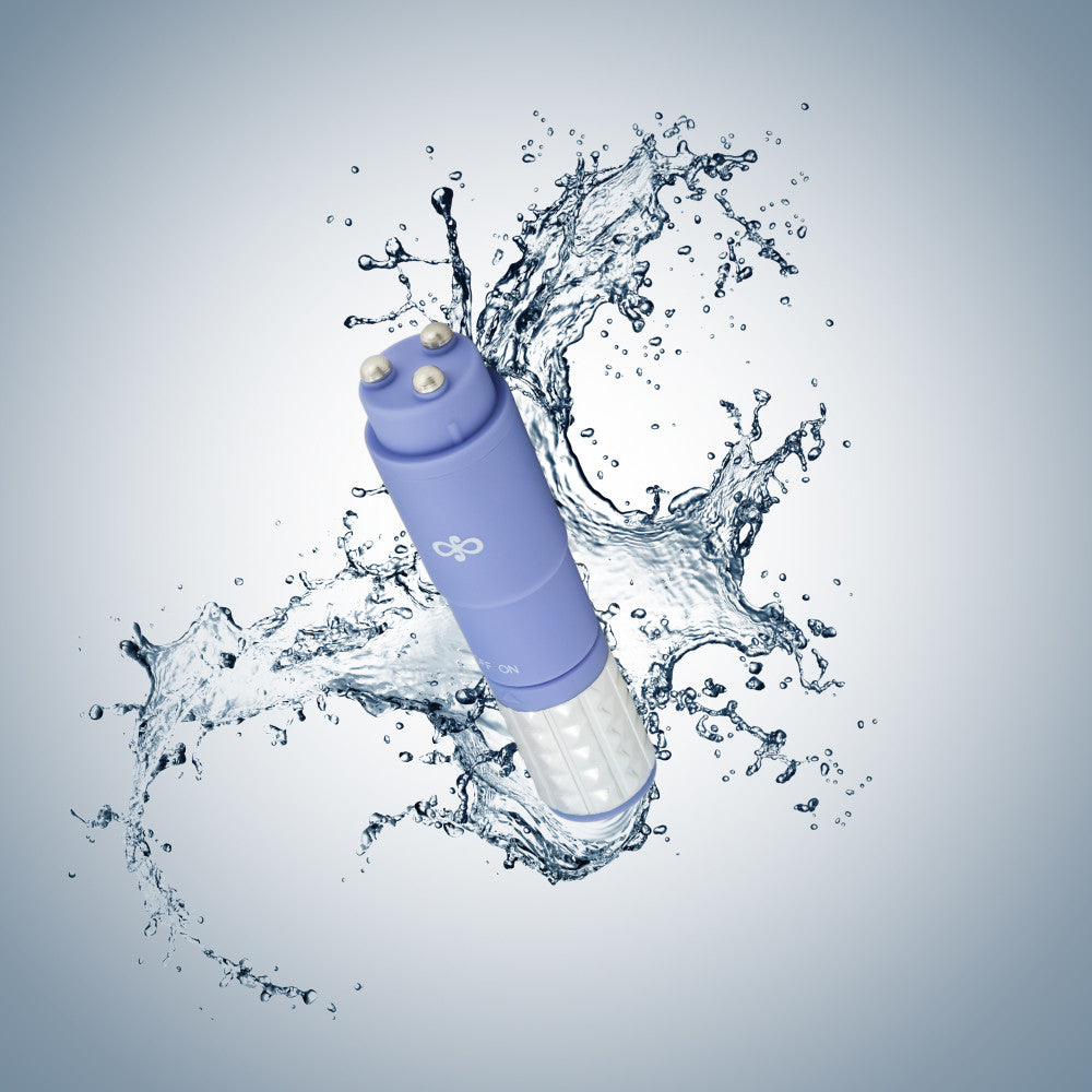 Rosé By Blush® | Revitalize Periwinkle Vibrating 3-Piece Massage Wand Kit、mySite、bottomscart