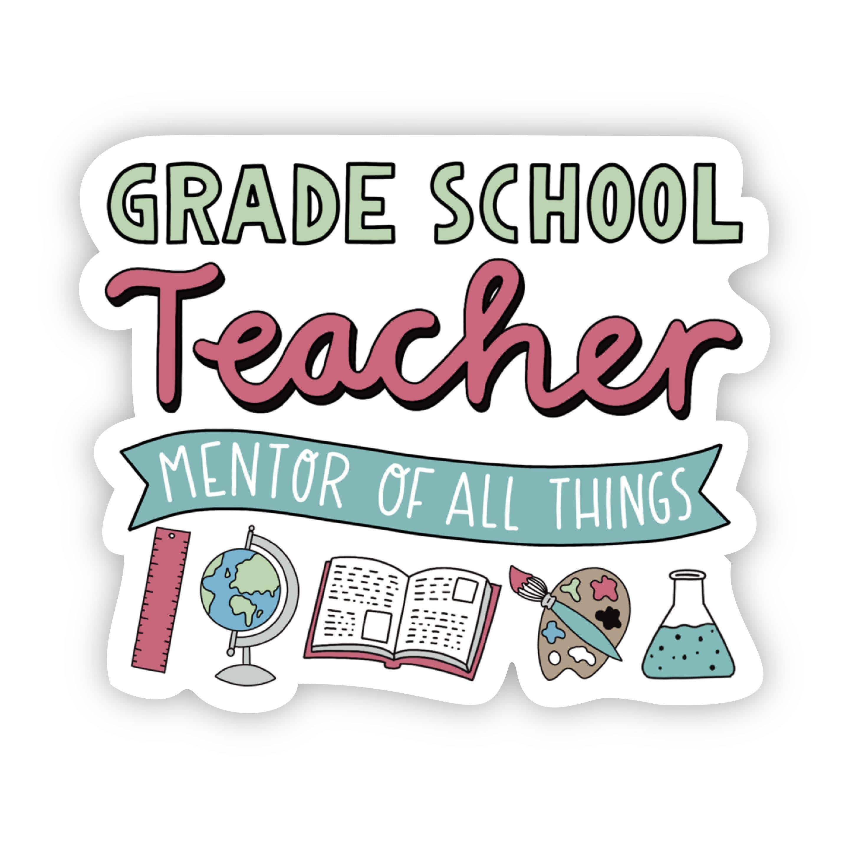 Grade School Teacher Sticker、mySite、elrpsem3k