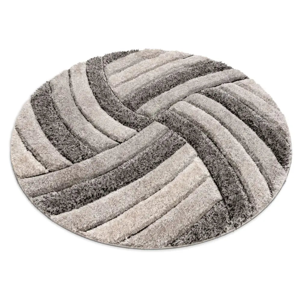 Ucci Grey Modern 3D Textured Shag Rug、mySite、gigharbornorthrealestate