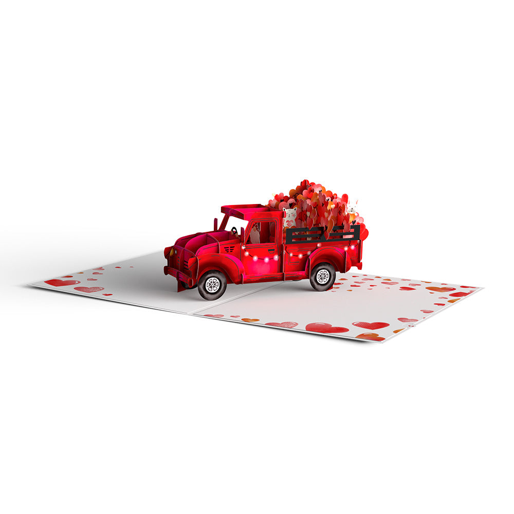 Giant Love Delivery Truck Pop-Up Card、mySite、solidvoid