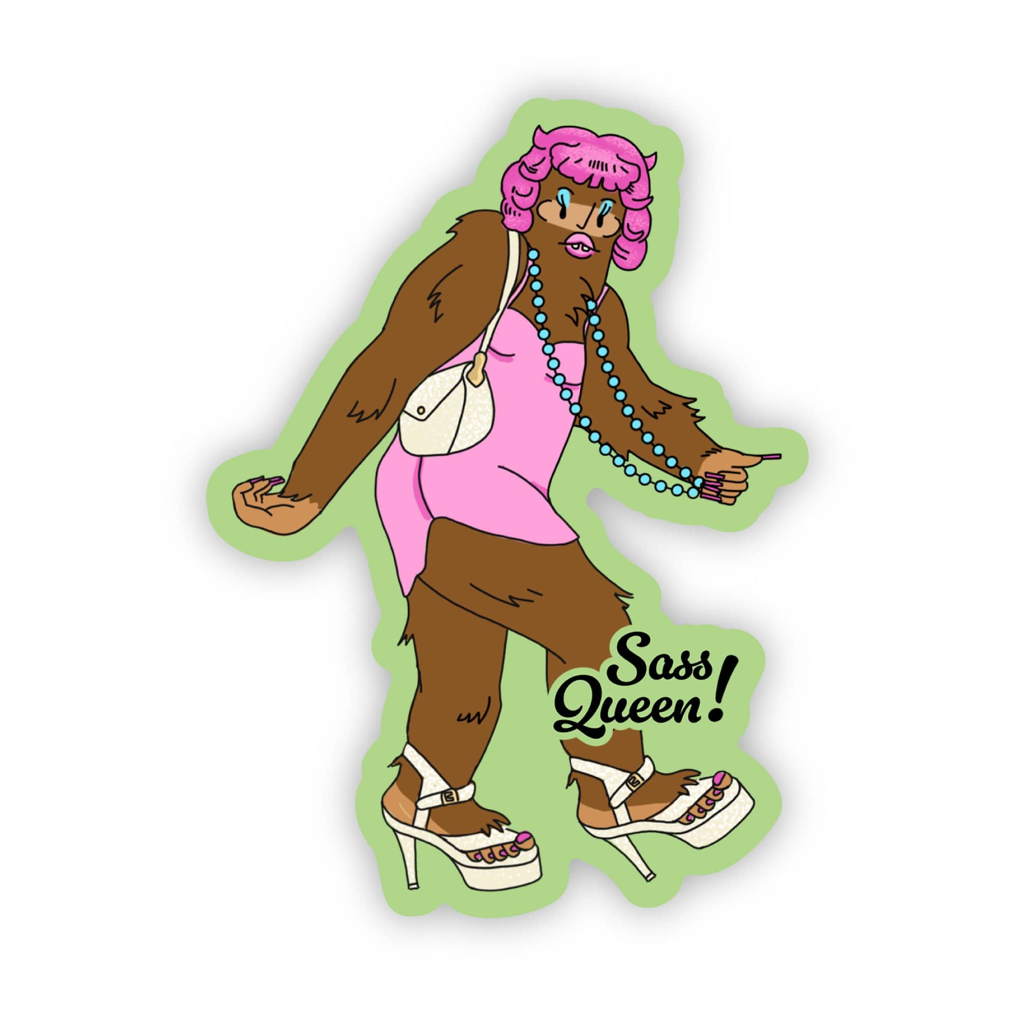  Sass Queen! Sasquatch Pride Sticker、mySite、elrpsem3k