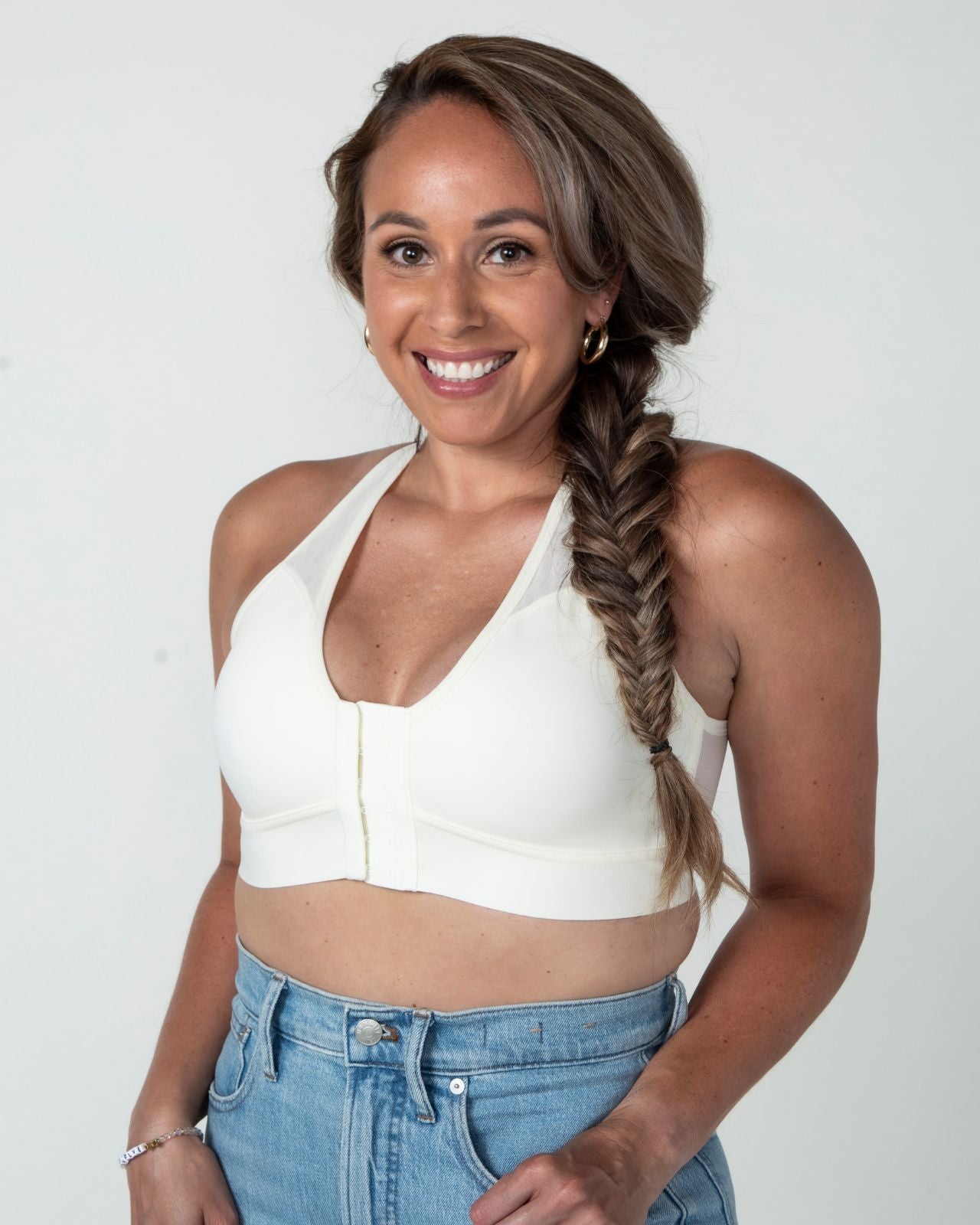 Bianca Front Closure Sports Bra、mySite、bengalsvssteelers