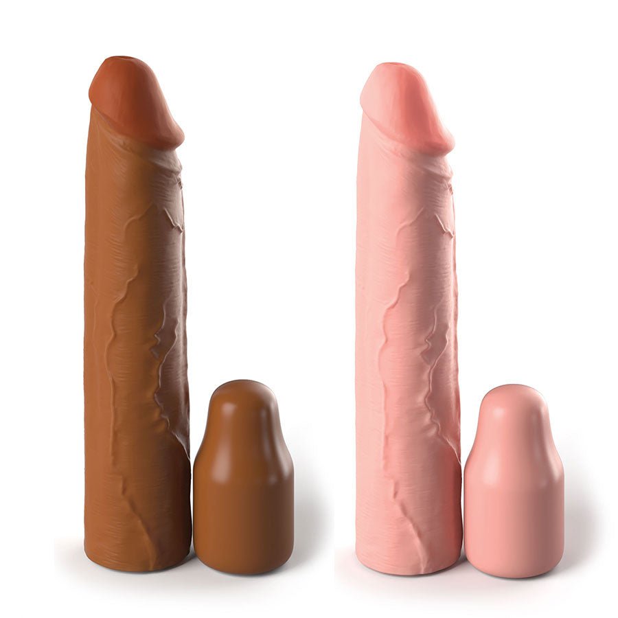 8 Inch Realistic X-Tension Silicone Penis Sleeve、mySite、bottomscart