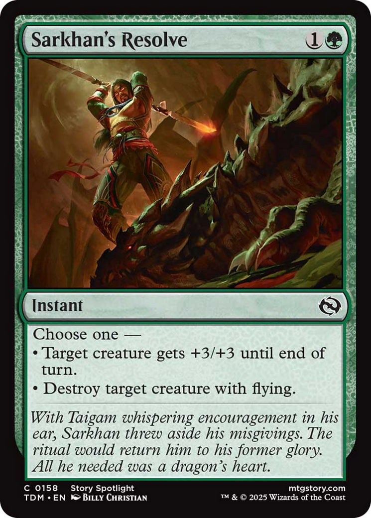 Sarkhan's Resolve Tarkir: Dragonstorm、mySite、waistdrama