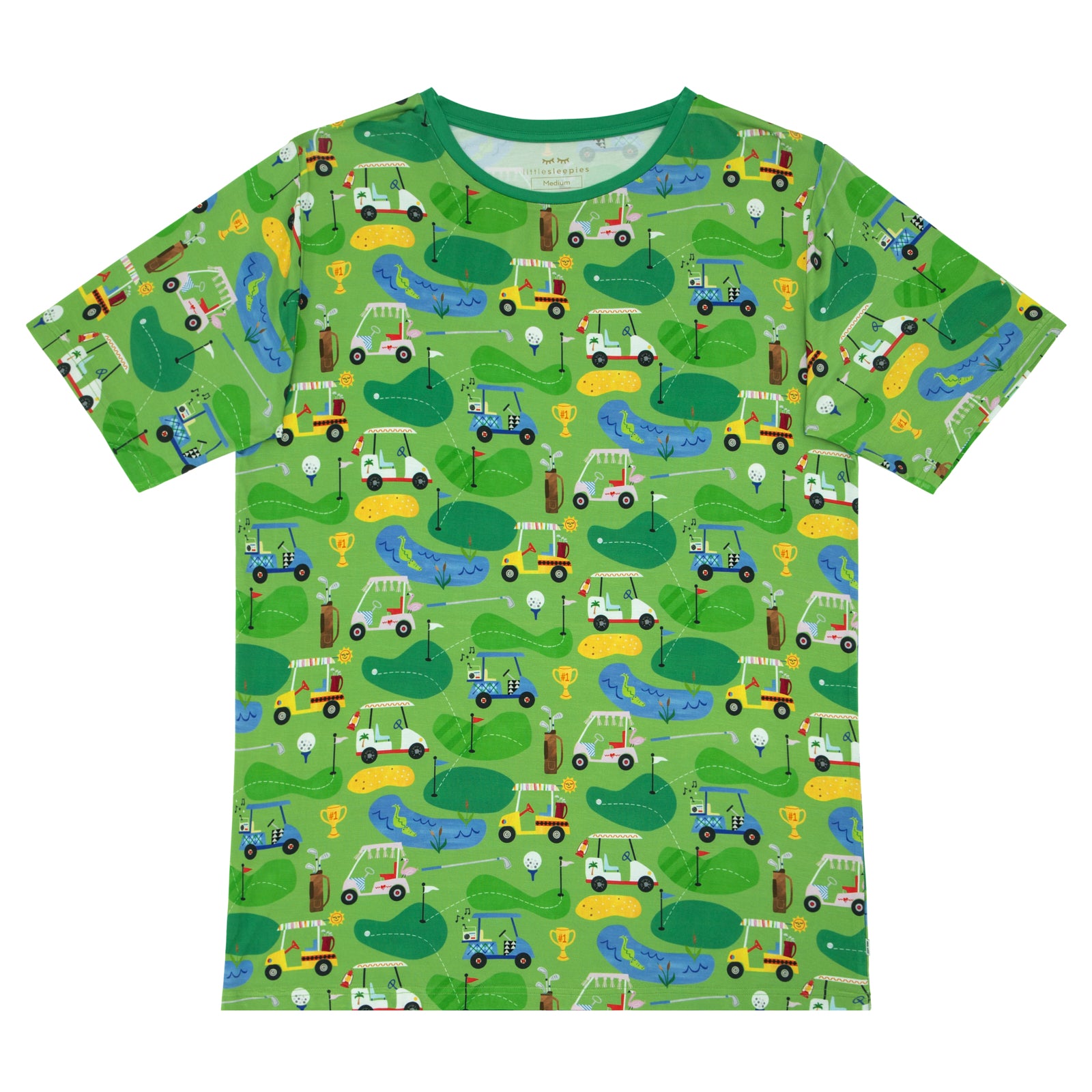  Fairway Fun Men's Short Sleeve Pajama Top、mySite、layawaytickets