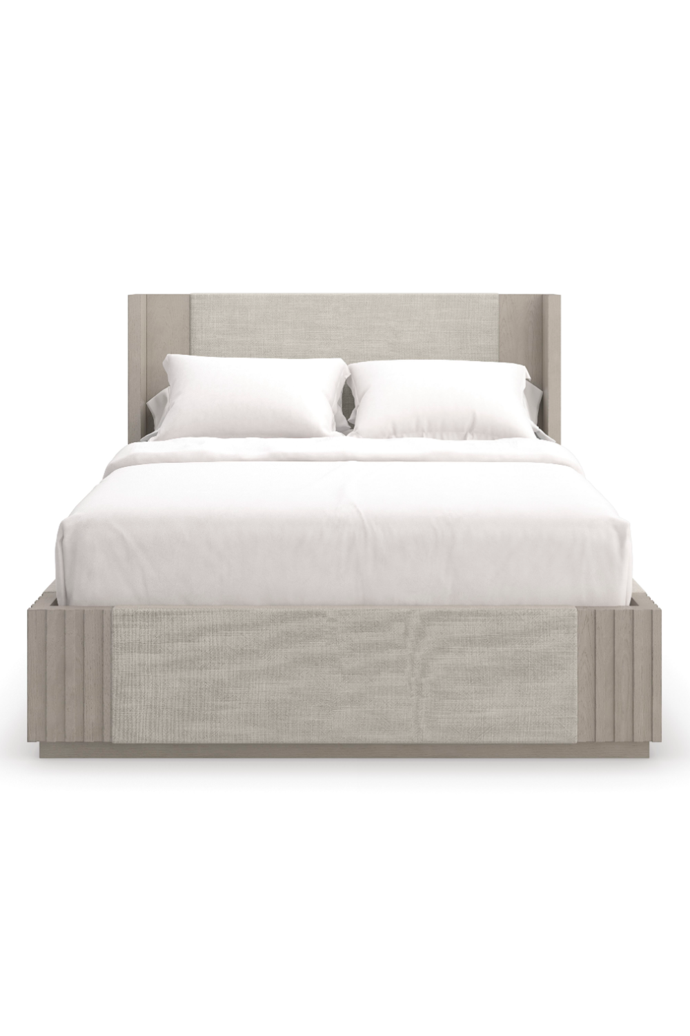 Taupe Linen Bed | Caracole Azure、mySite、neckold