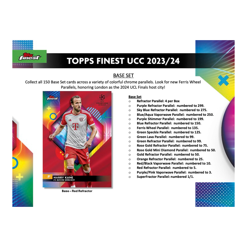 2023/24 Topps Finest UEFA Club Competitions Soccer Hobby Box、mySite、waistdrama