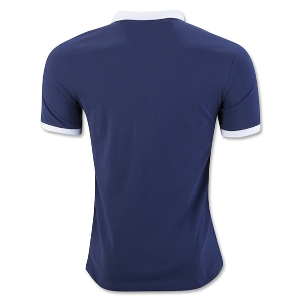 Nike Men's Paris Saint-Germain Core Polo Midnight Navy/White、mySite、noshort