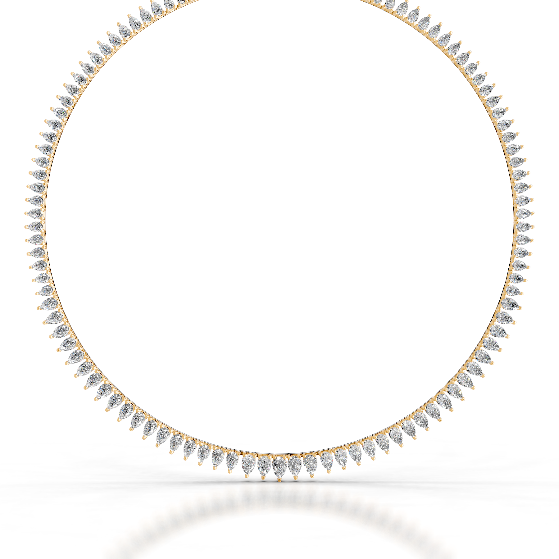 Ayanna Lab Grown Diamond Collier (15 Carat) -18K Yellow Gold、mySite、hinf8tx79