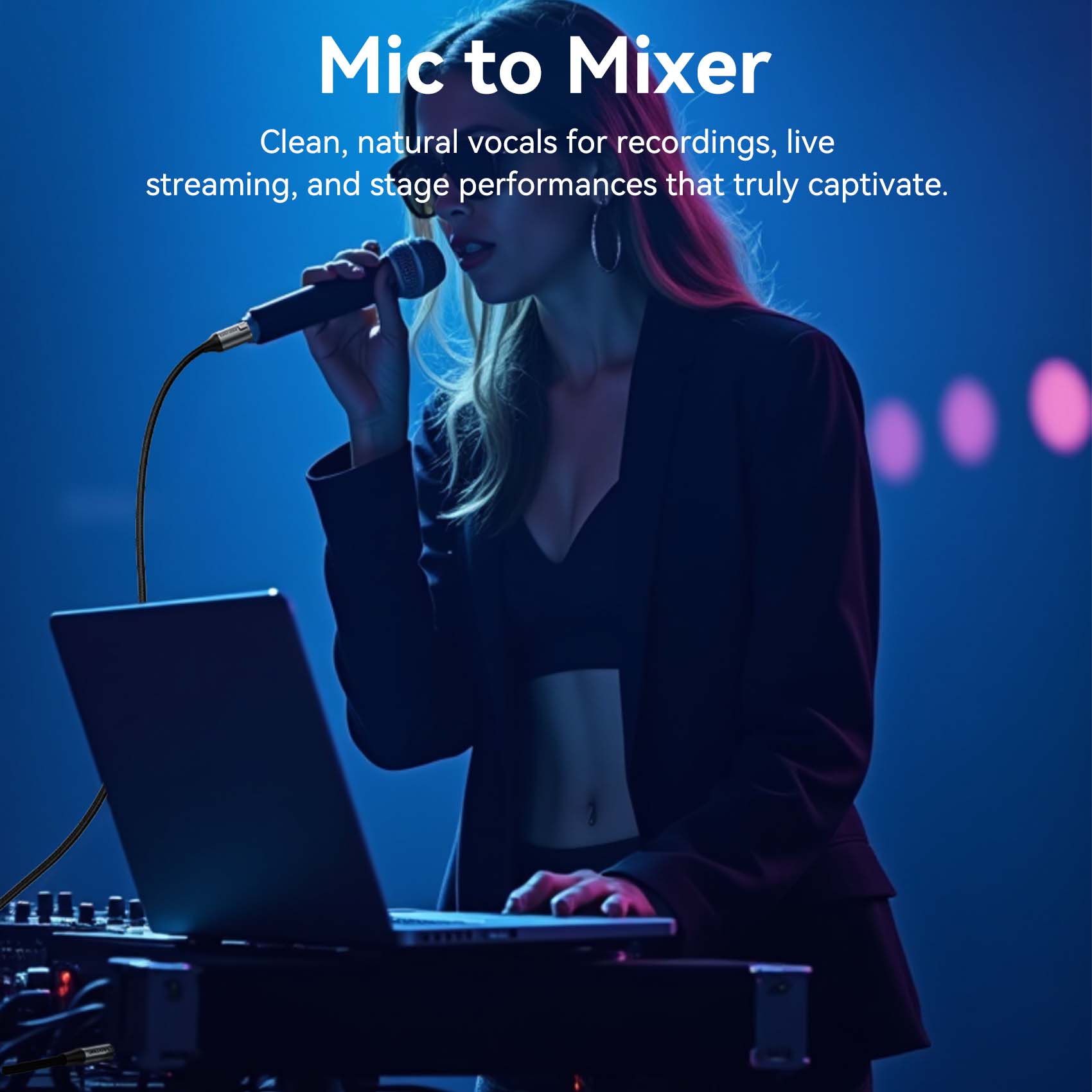 Vention 6.35mm Male to XLR Female Audio Cable、mySite、fannypackpong