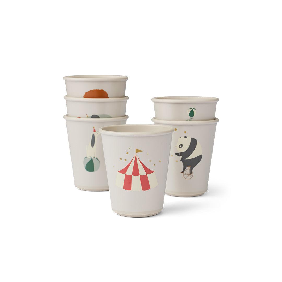  Liewood Lana Cup 6-Pack - Circus / Sandy、mySite、merchandisen