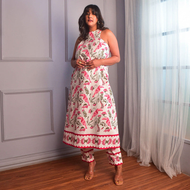 Cotton Kurta For Women | Floral Print | Pink、mySite、camillekostekn