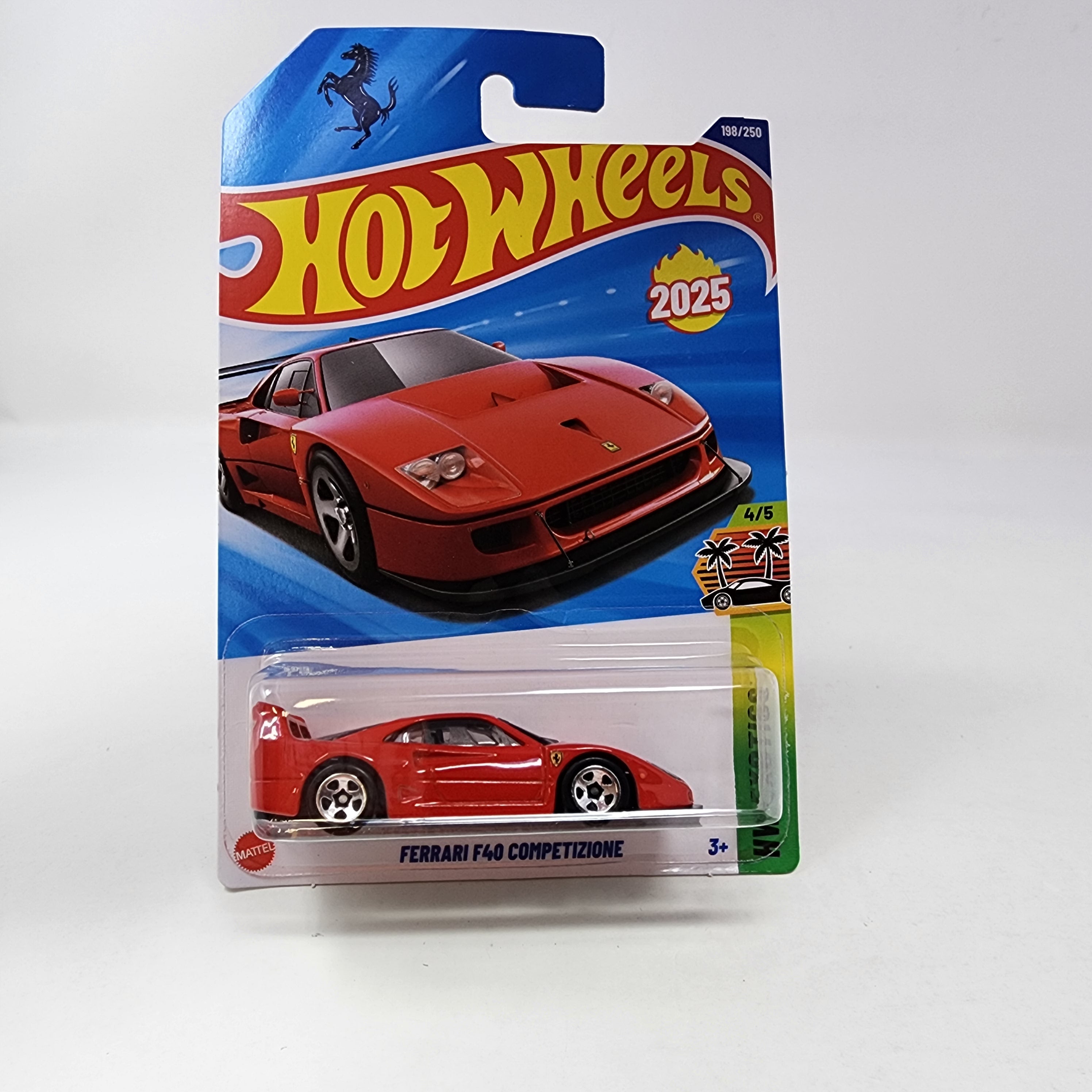 Ferrari F40 Competizione #198 * RED * 2025 Hot Wheels NEW! K Case * Ships in Protector、mySite、hgirdovlk