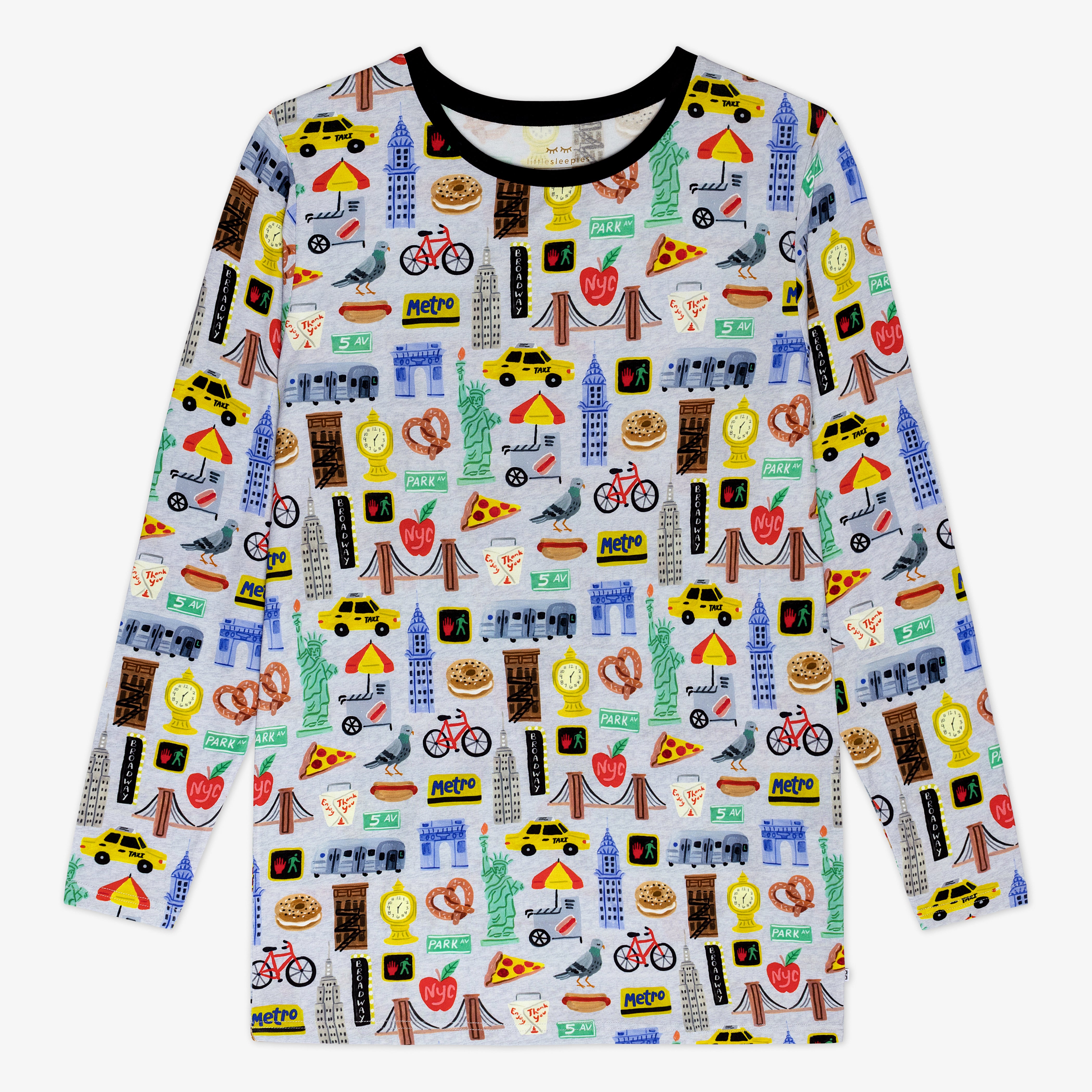  The Big Apple Men's Long Sleeve Pajama Top、mySite、layawaytickets