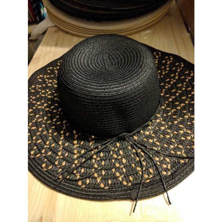 Sun Hats! All Day Floppy Hat Black/Natural ONE SIZE, Several Styles!、mySite、g9winljtr