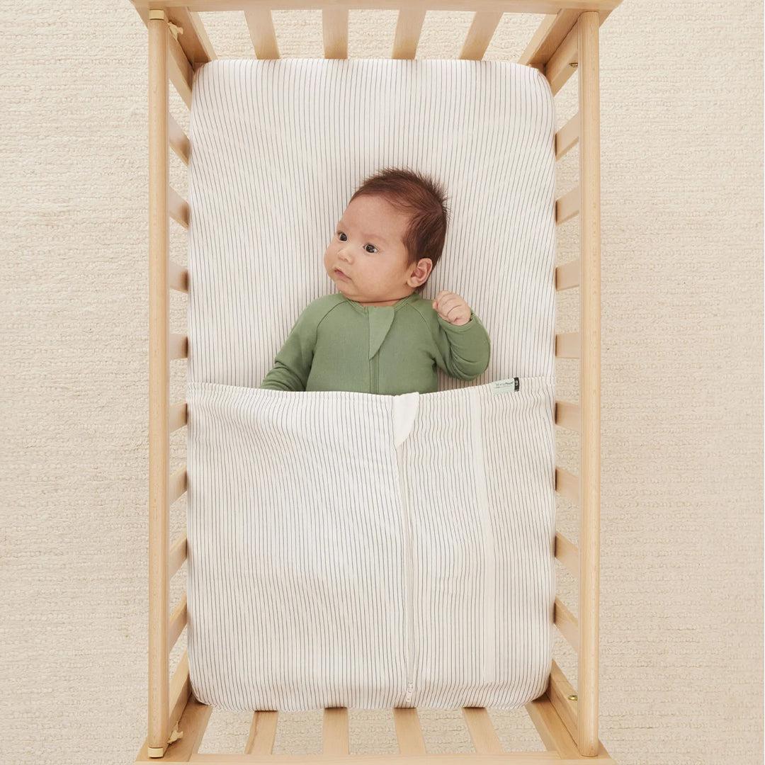  ergoPouch Organic Crib All Year HugMe Blanket - Midnight Stripe - 1.0 / 2.5 TOG、mySite、merchandisen