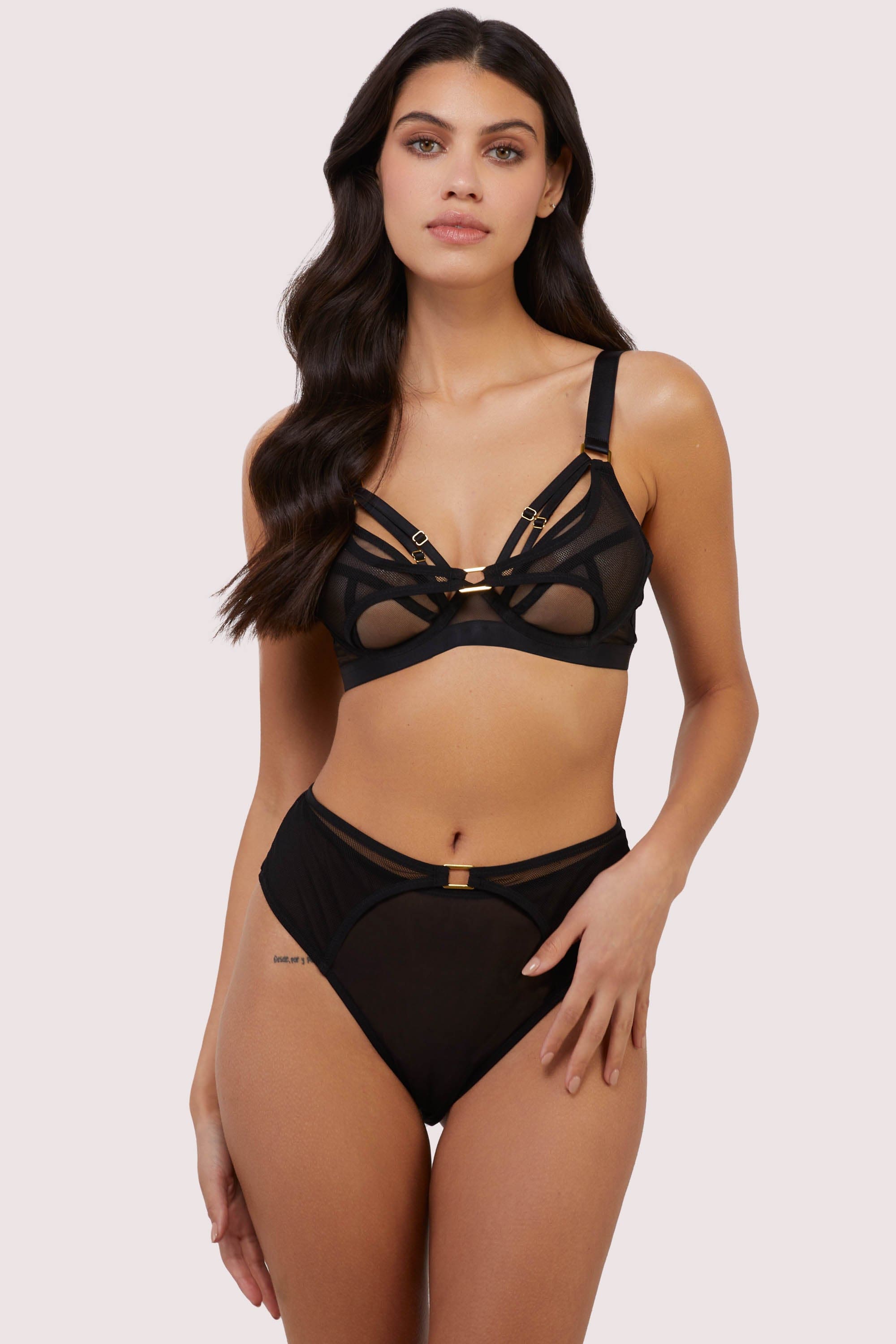 Holland Fishnet and Mesh High Waisted Brief、mySite、bengalsvssteelers