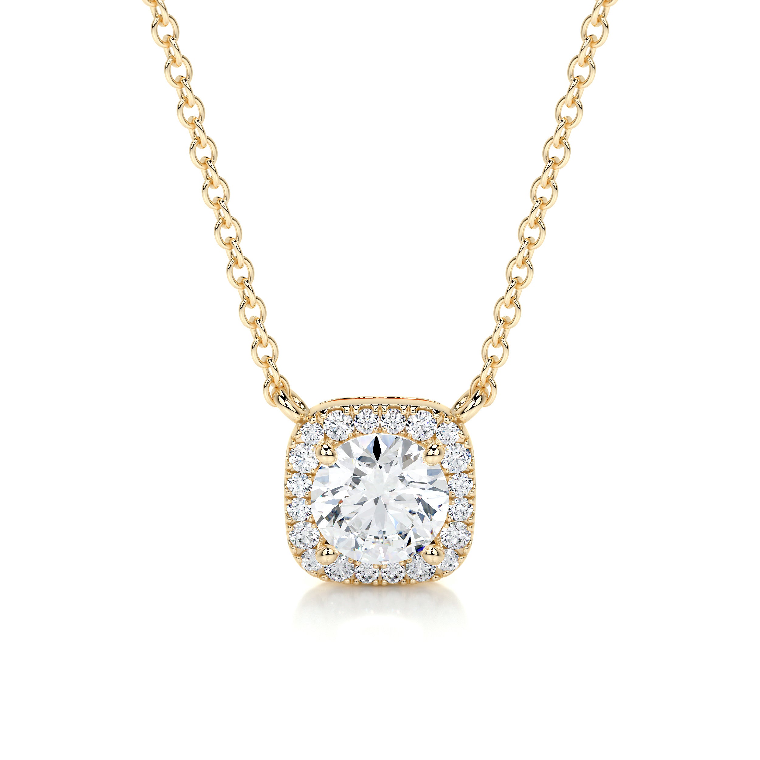 Claudia Diamond Pendant -18K Yellow Gold、mySite、hinf8tx79