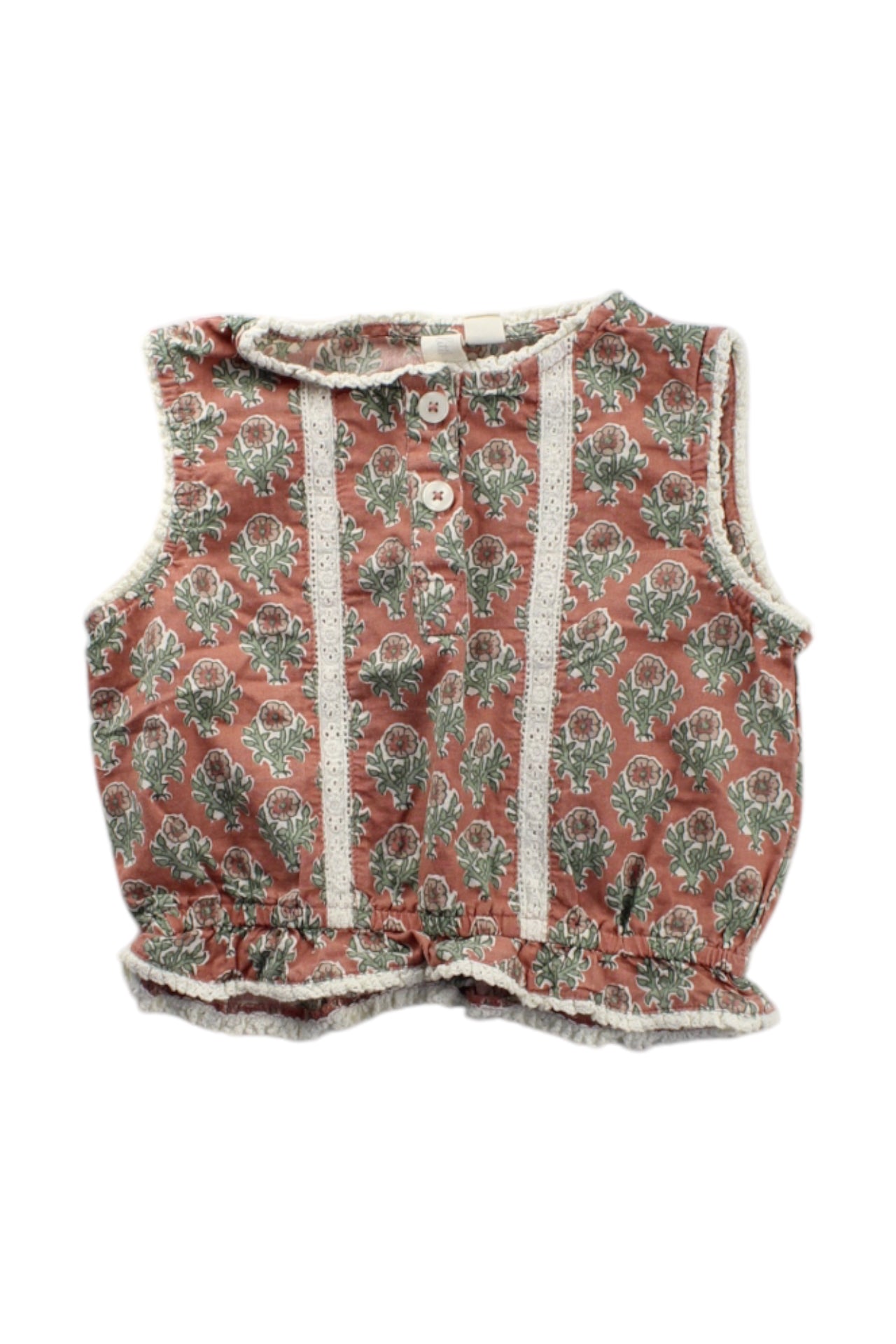 Little Cotton Clothes Floral Sleeveless Top 3T-4T、mySite、g9winljtr